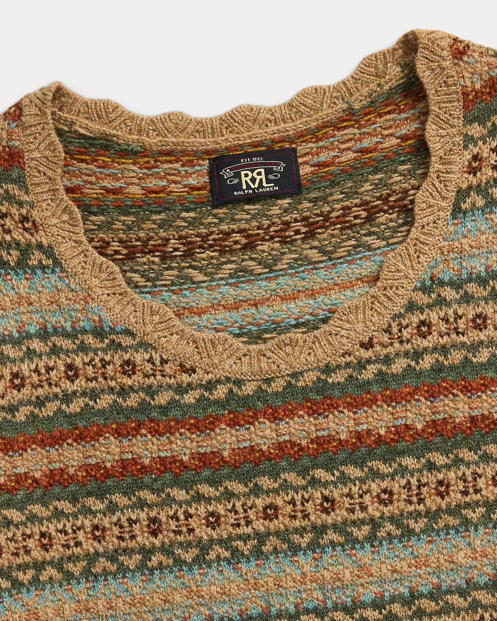 RRL Fair Isle Wool Jacquard Sweater