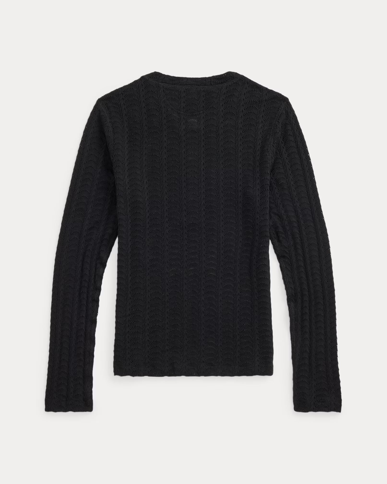 RRL Cotton Pointelle Henley Shirt