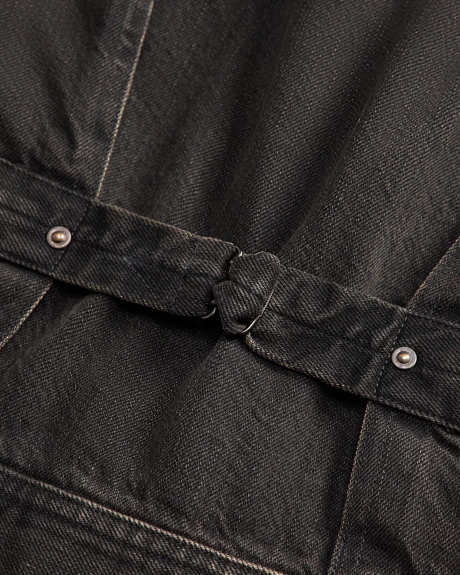 RRL Suede-Trim Denim Jacket