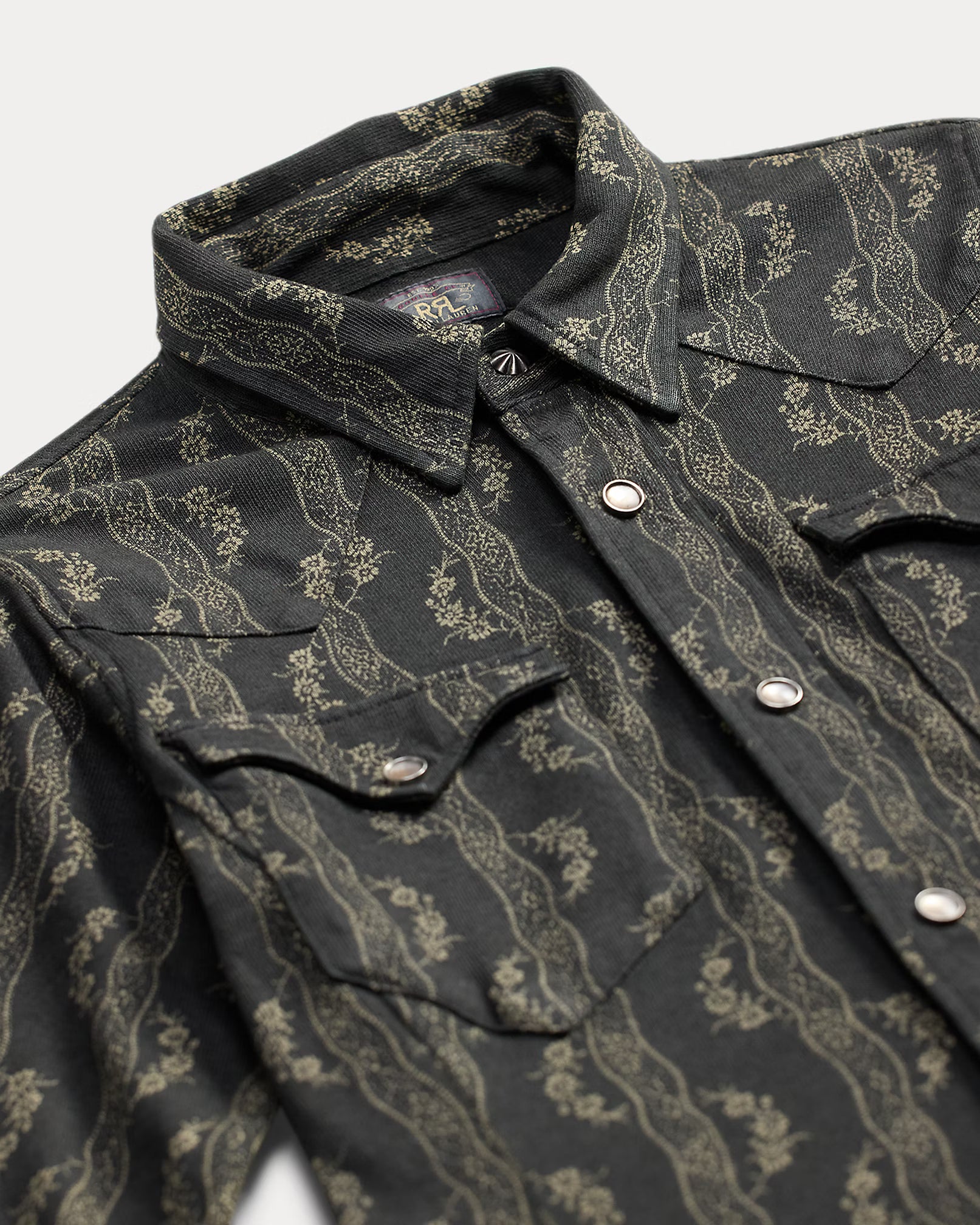 RRL Cotton-Linen Jersey Western Dress