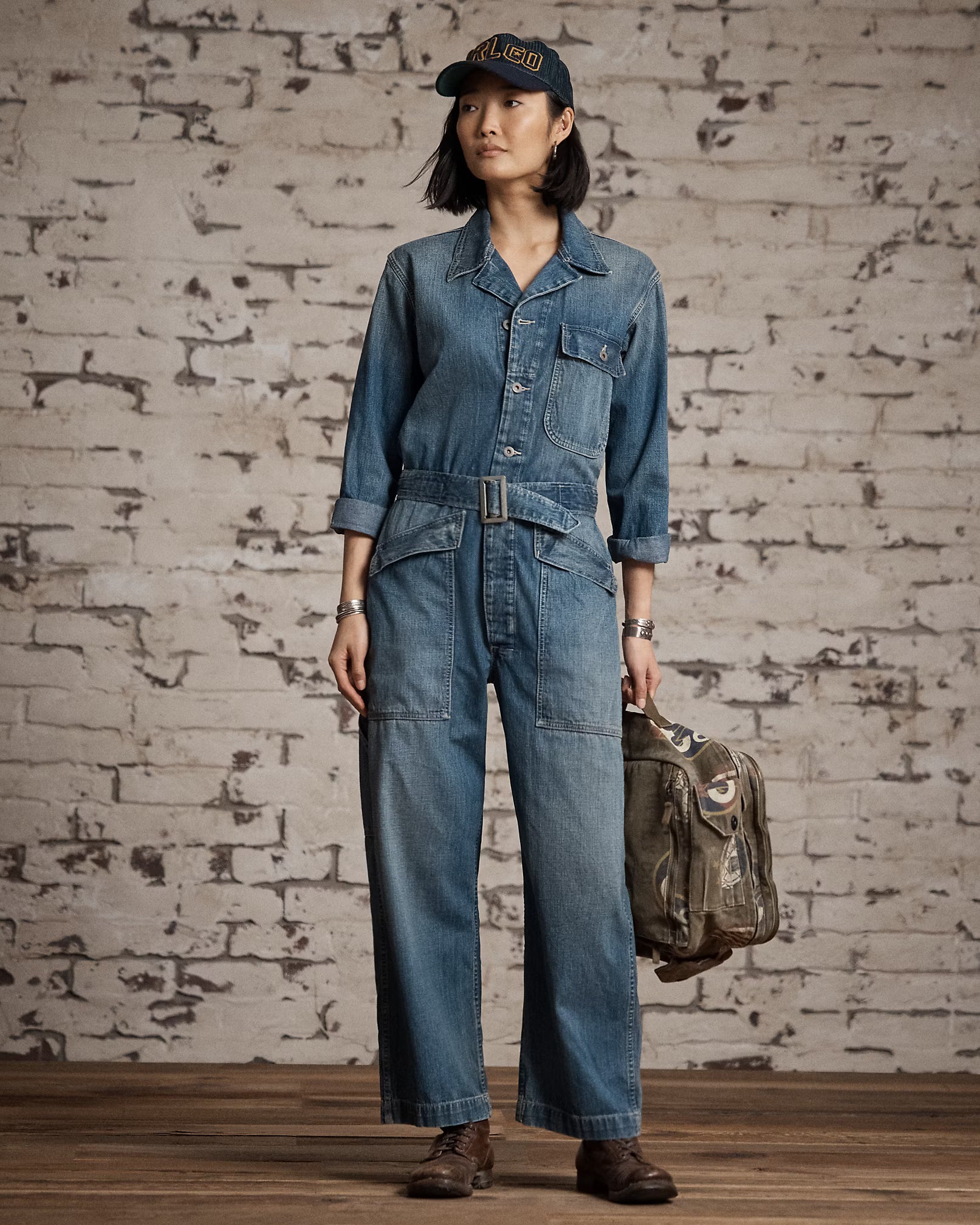 RRL Indigo Denim Coverall
