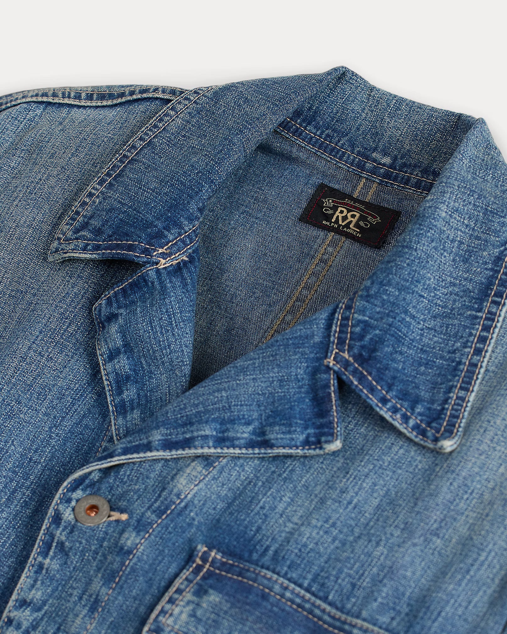 RRL Indigo Denim Coverall