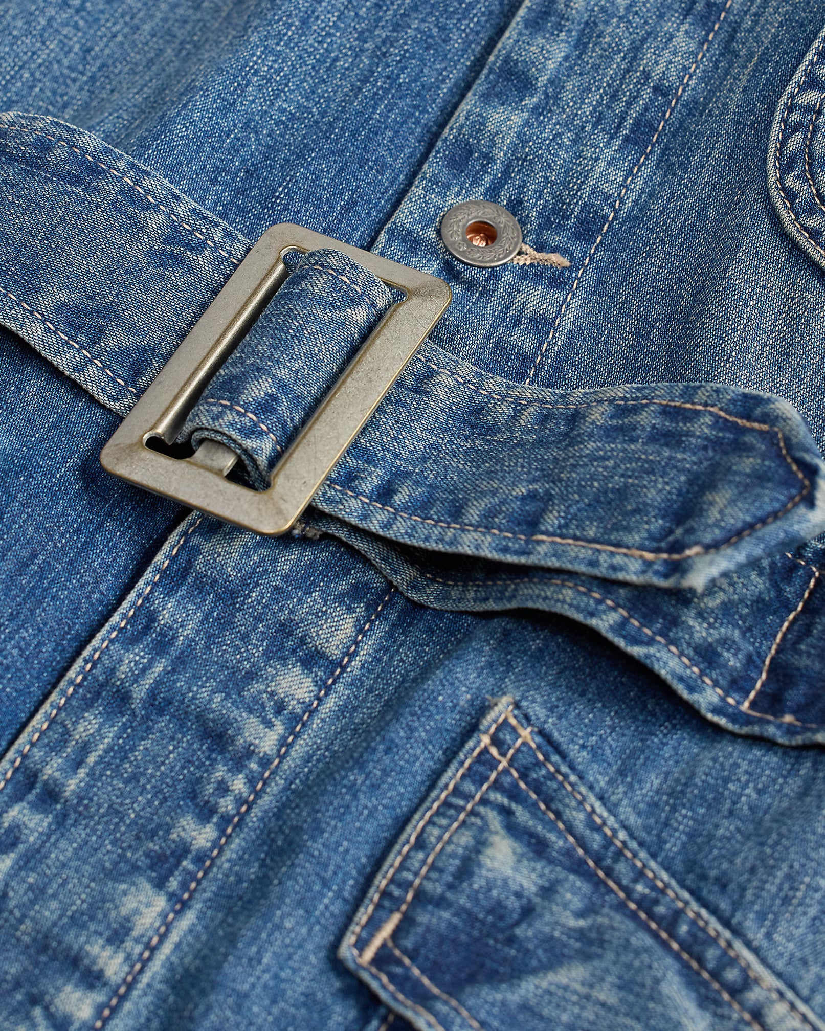 RRL Indigo Denim Coverall