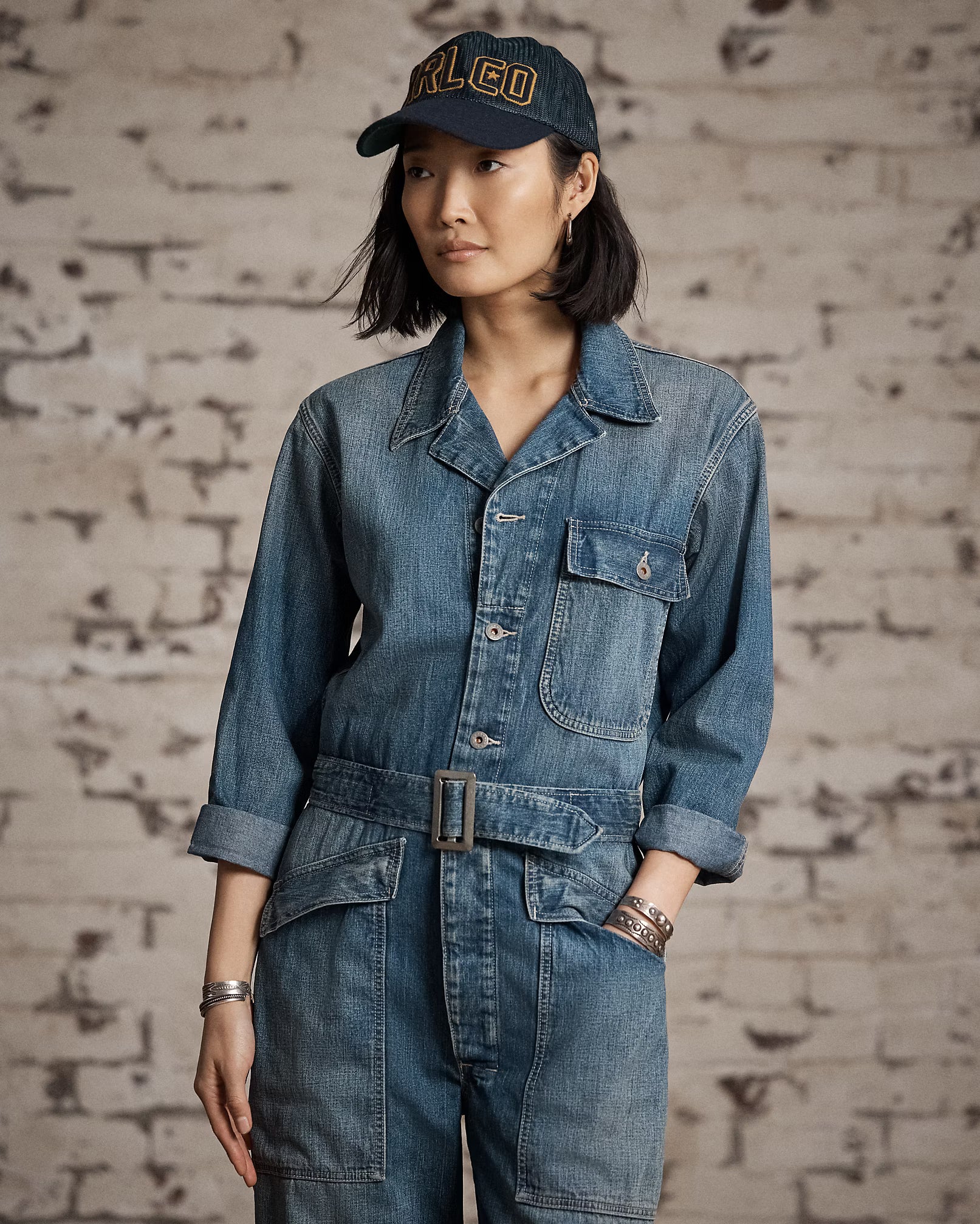 RRL Indigo Denim Coverall