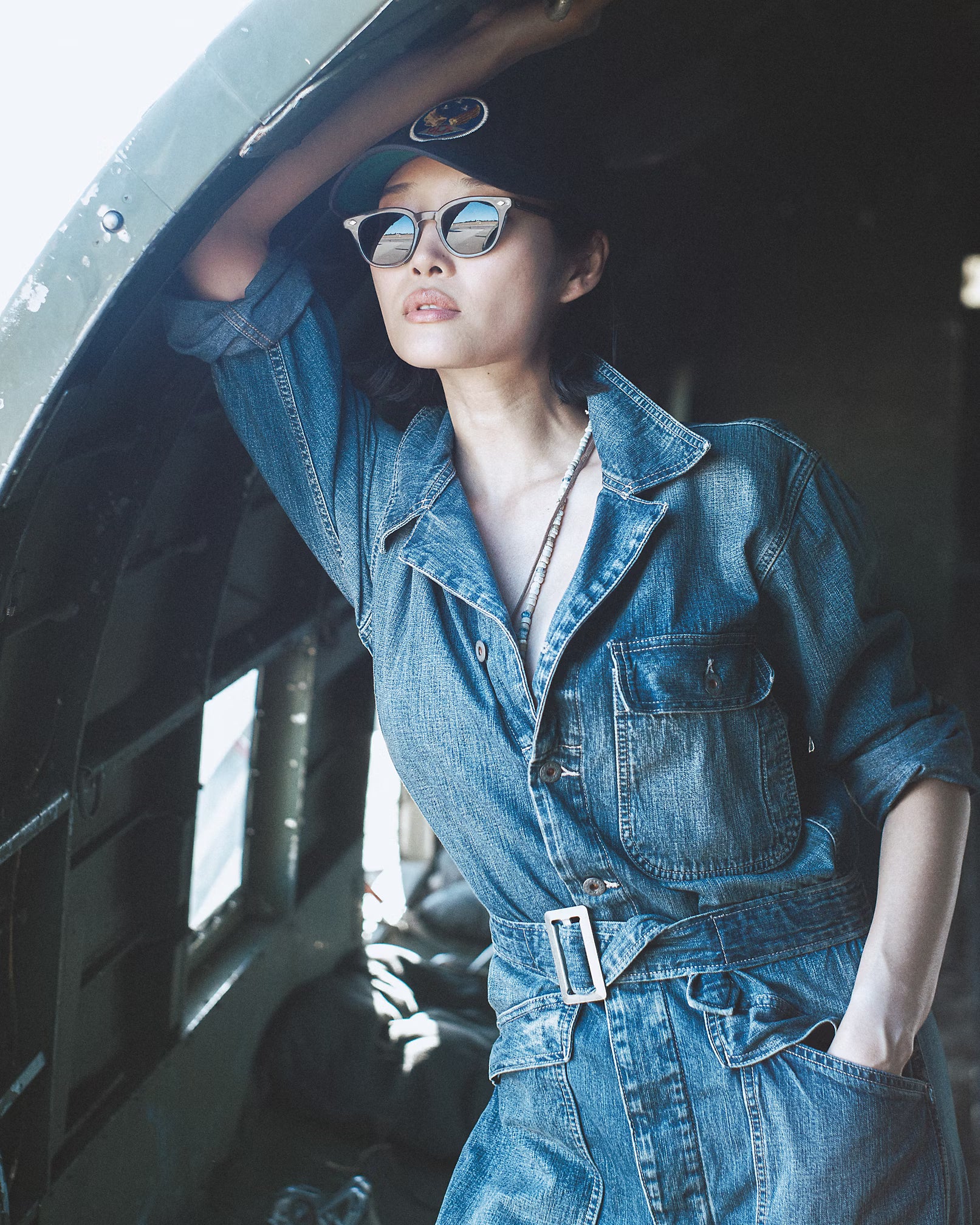 RRL Indigo Denim Coverall
