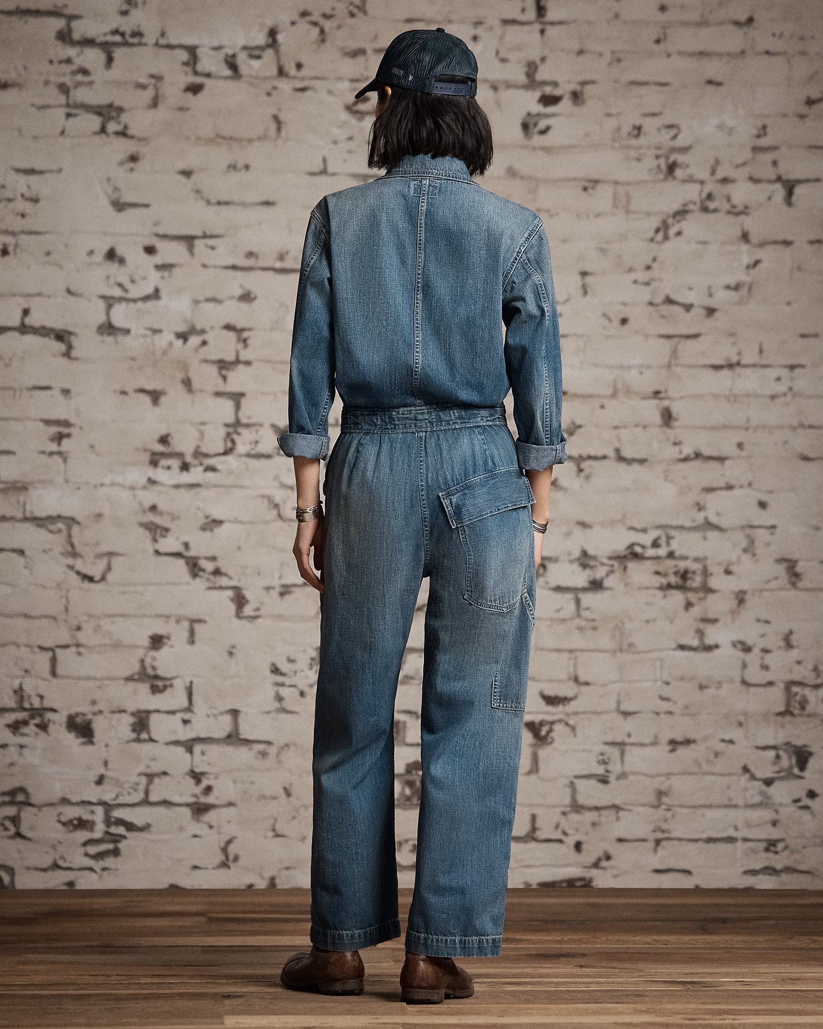 RRL Indigo Denim Coverall