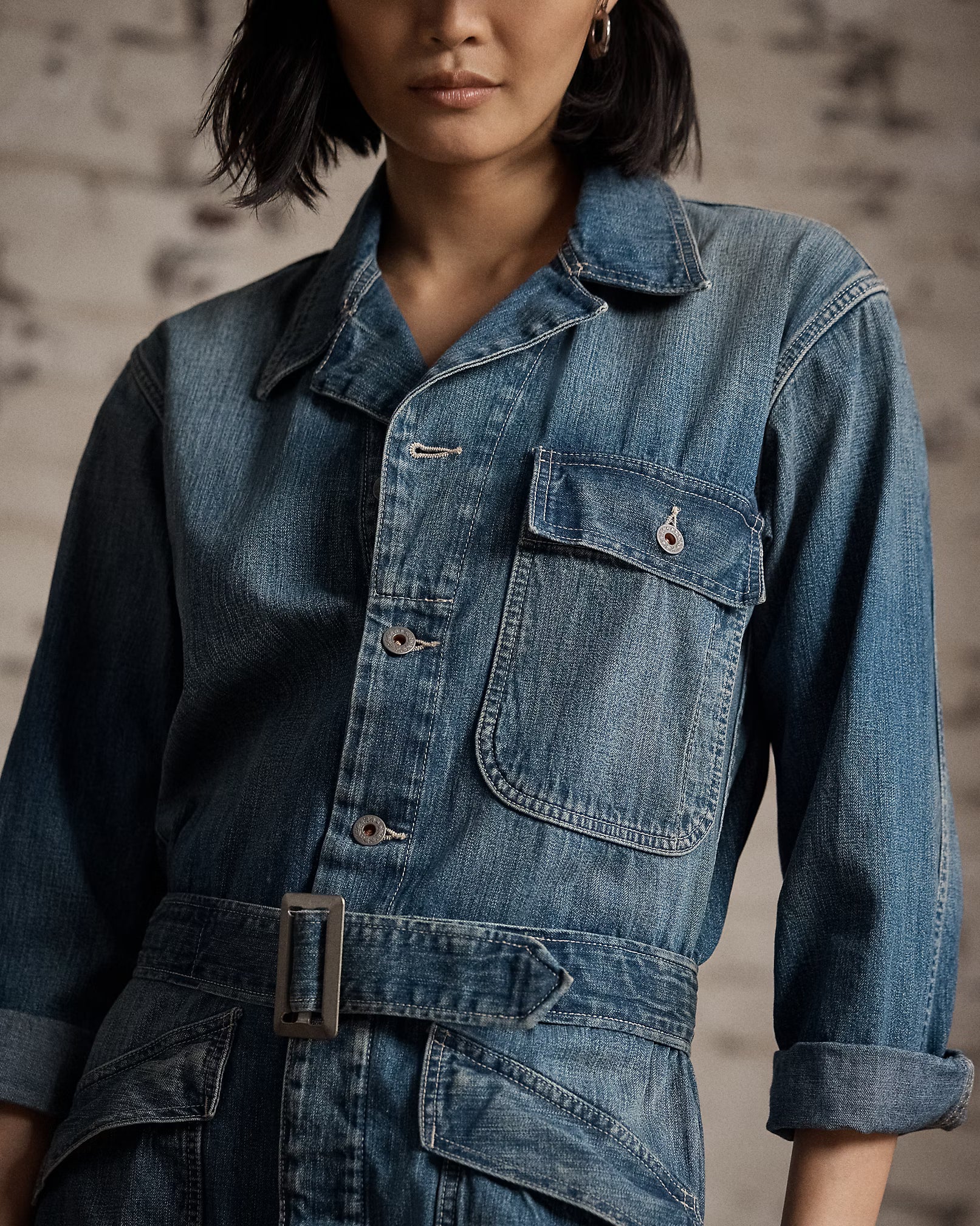 RRL Indigo Denim Coverall