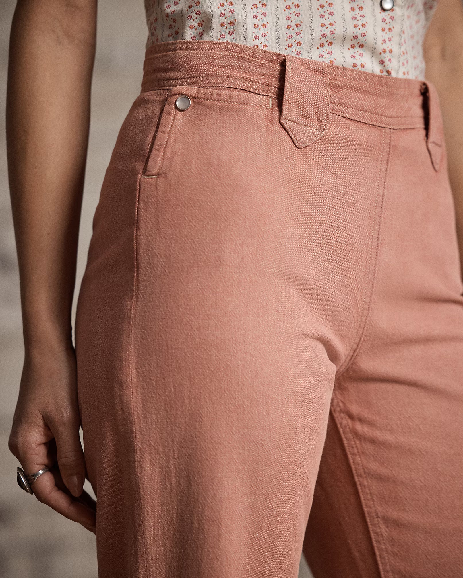 RRL Cotton-Linen Western Pant