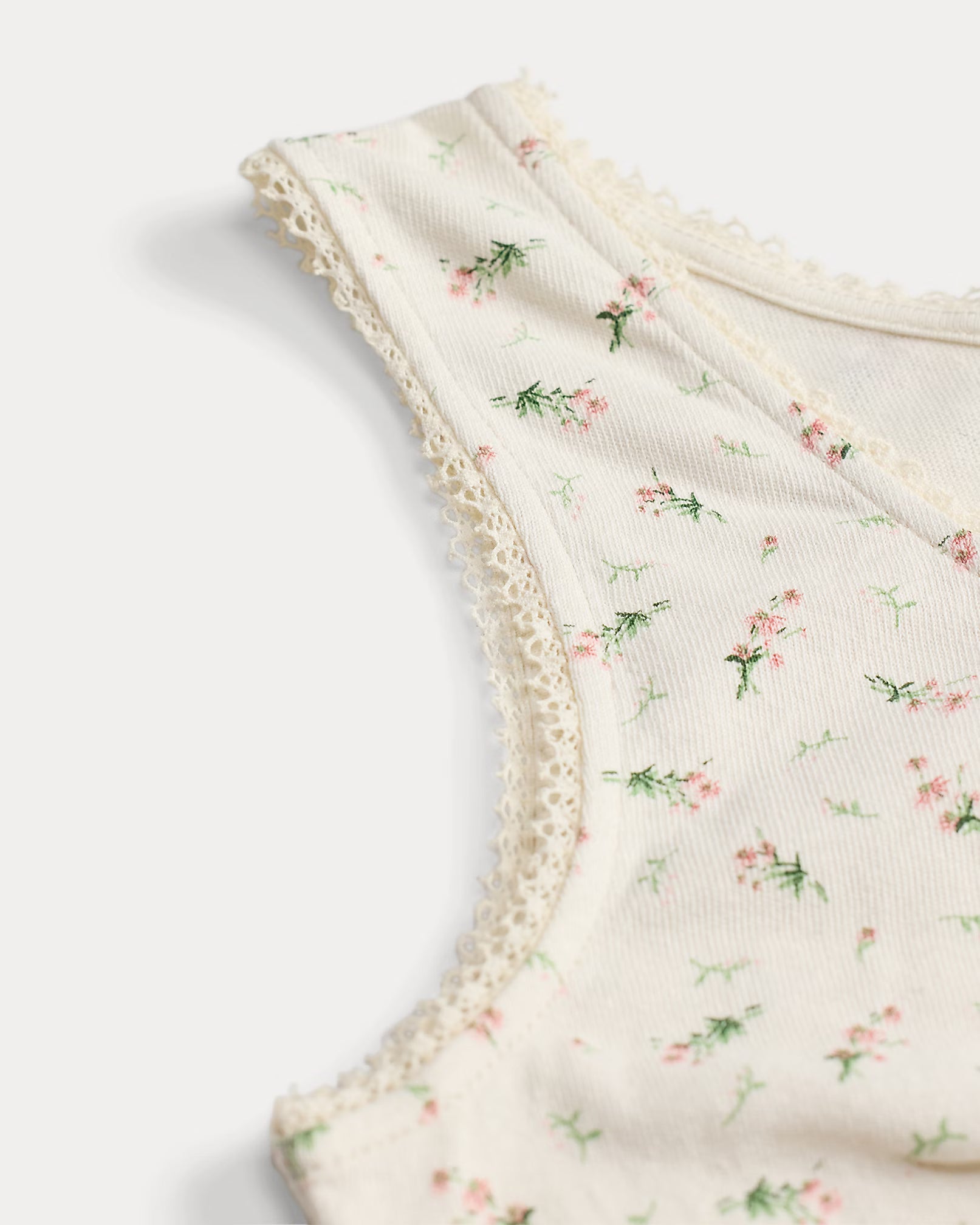 RRL Floral Cotton-Linen Jersey Top