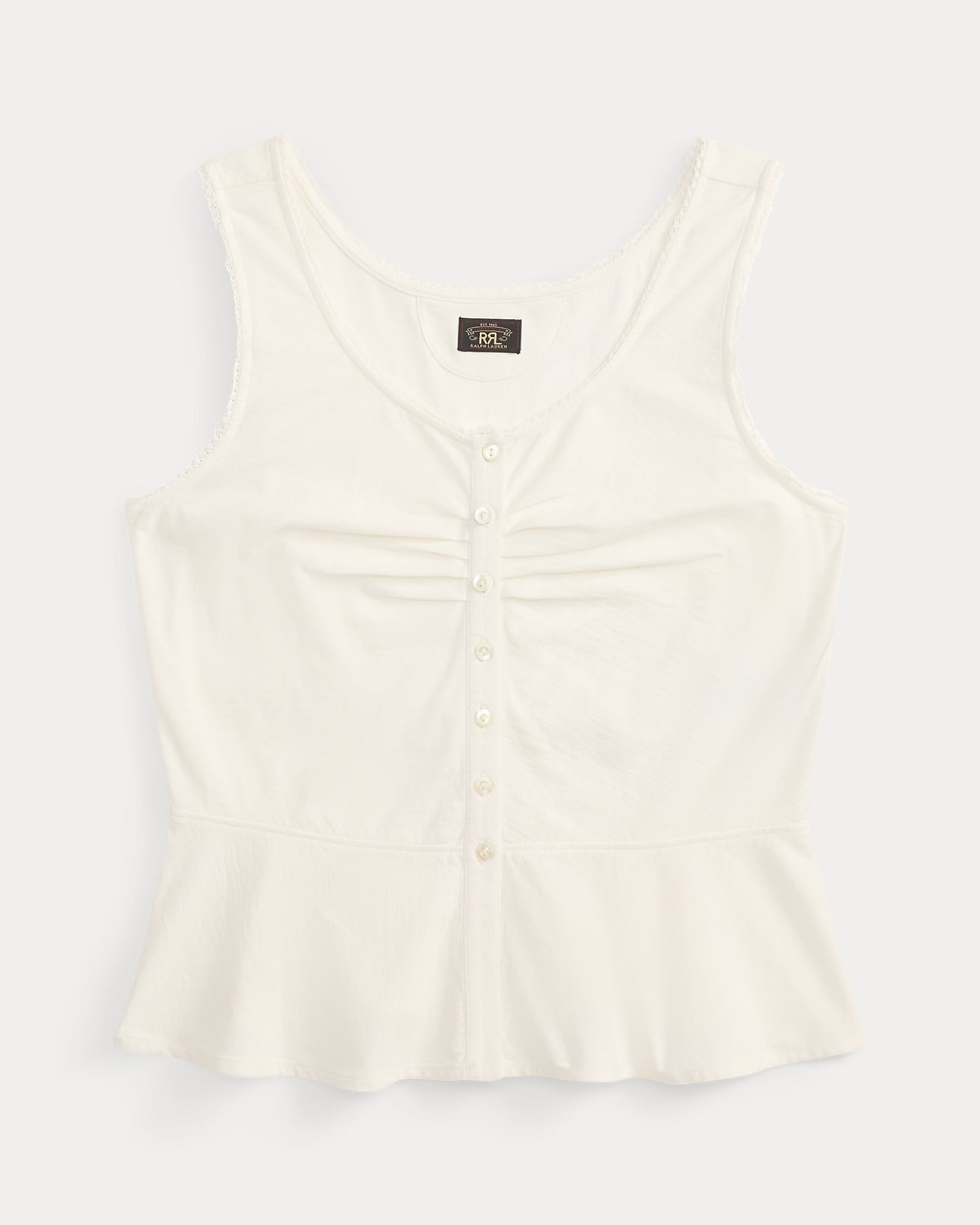 RRL Cotton-Linen Jersey Camisole - Antique Cream