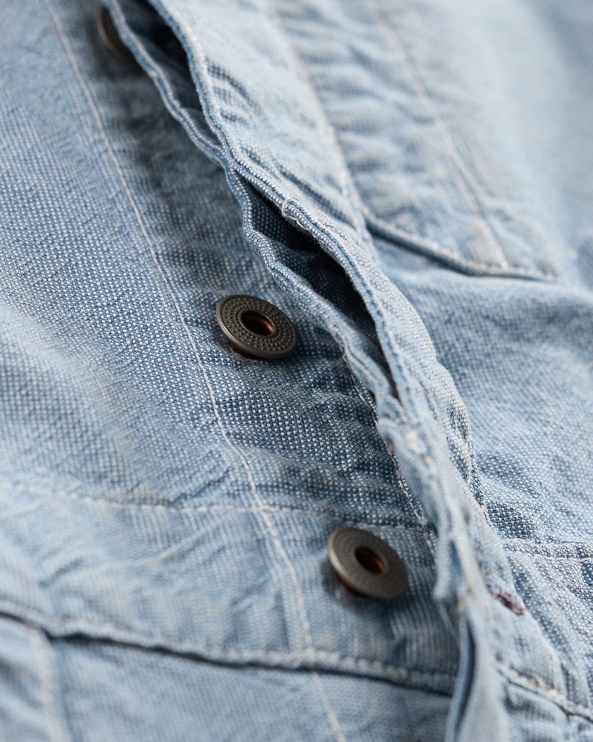 RRL Indigo Pincheck Cotton Coverall