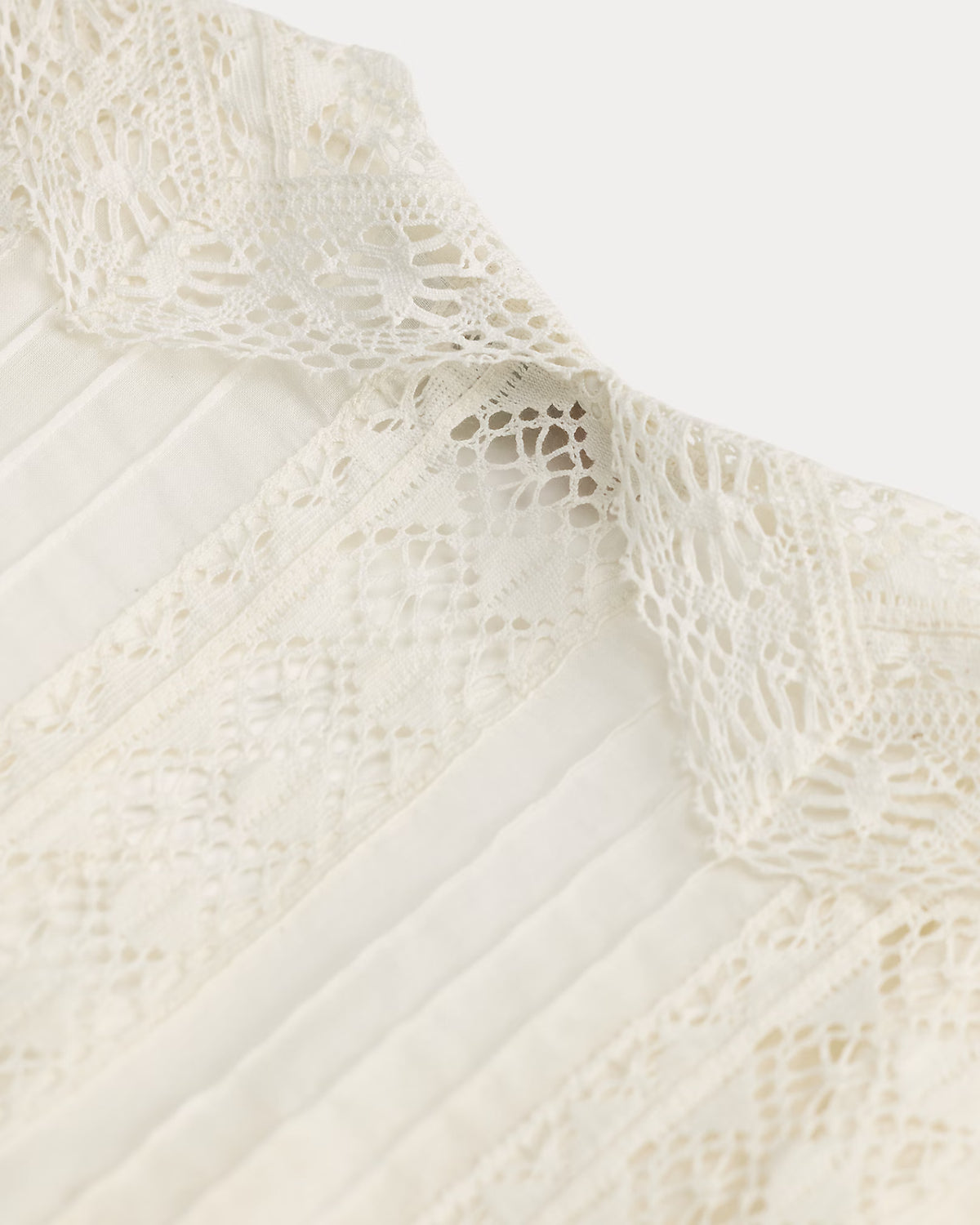 RRL Lace-Trimmed Cotton Voile Blouse