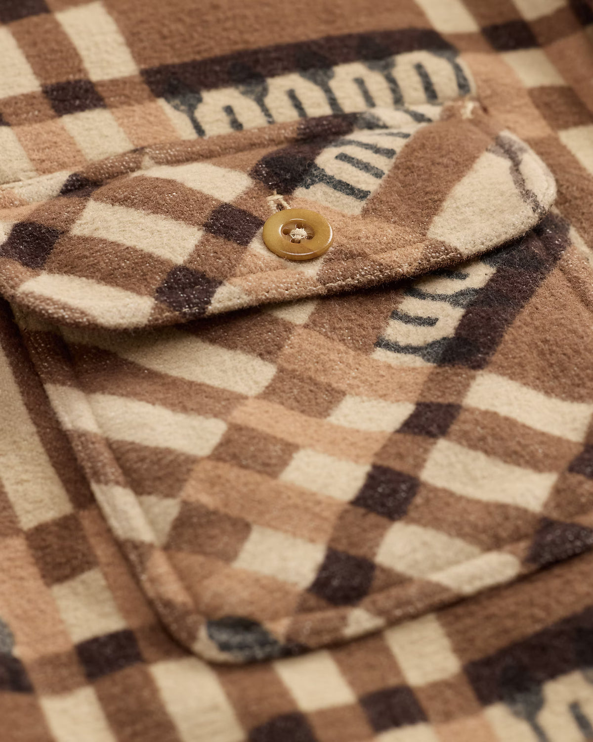 RRL Block-Print Jacquard Overshirt