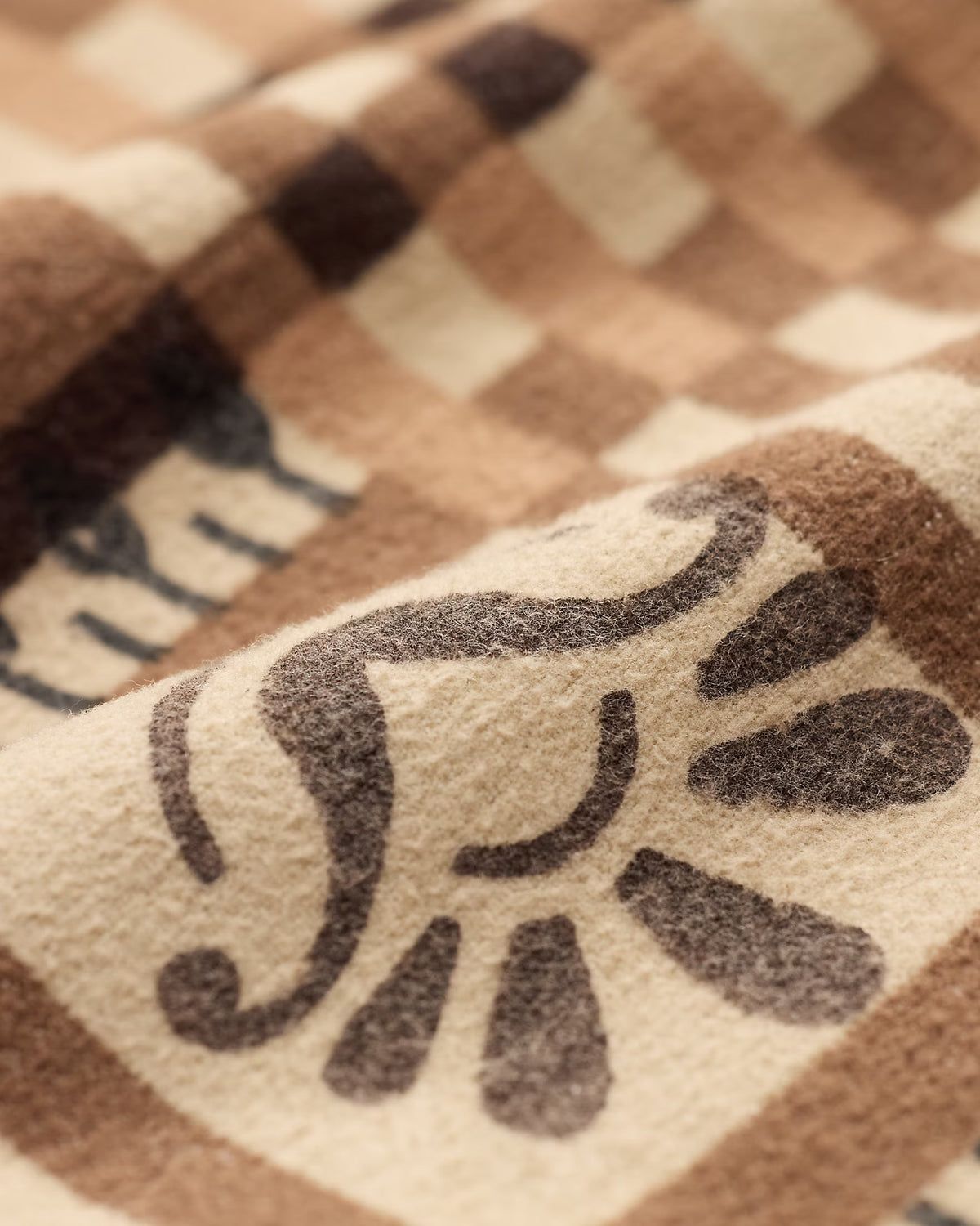 RRL Block-Print Jacquard Overshirt
