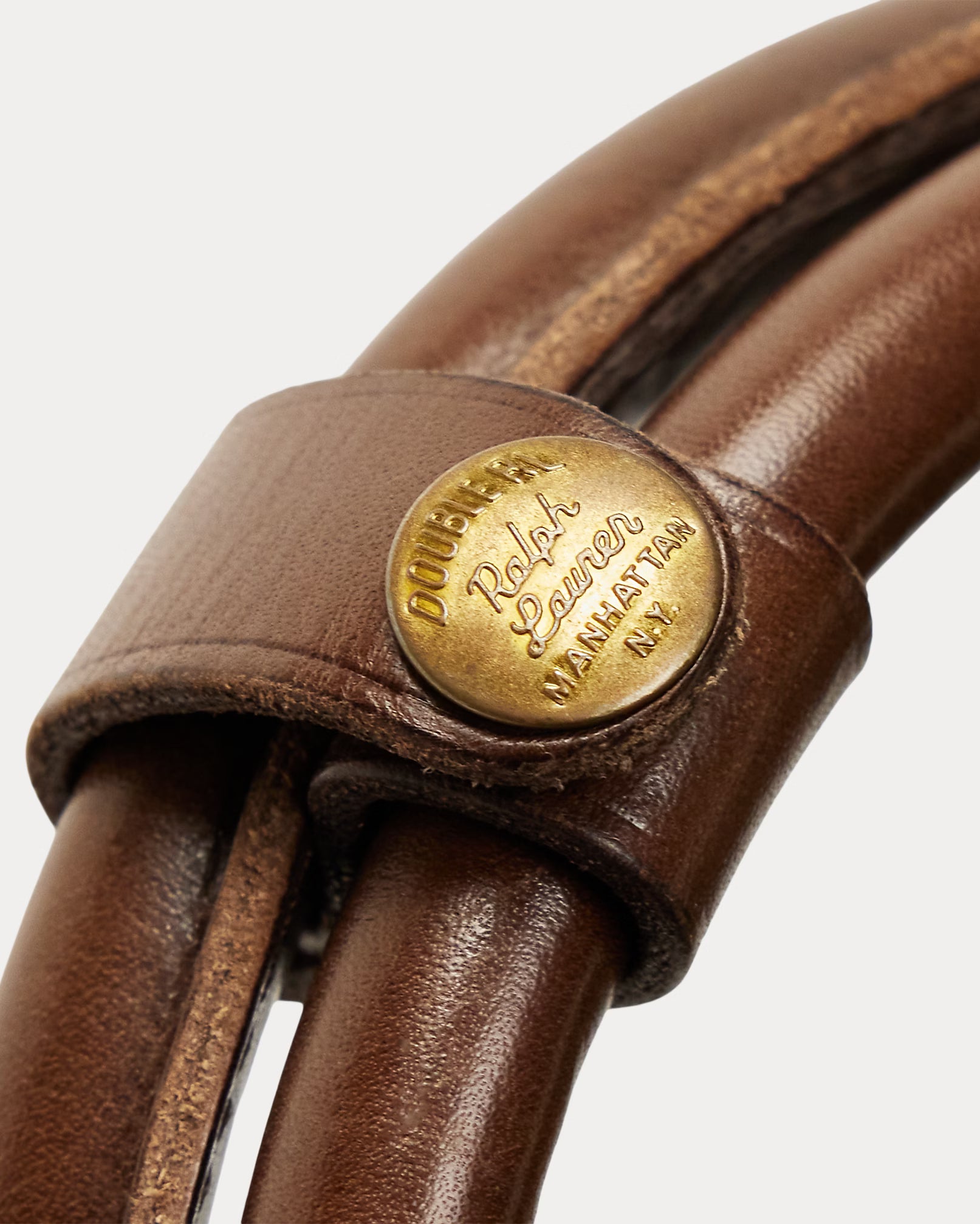 RRL Leather-Trim Oilcloth Garment Bag