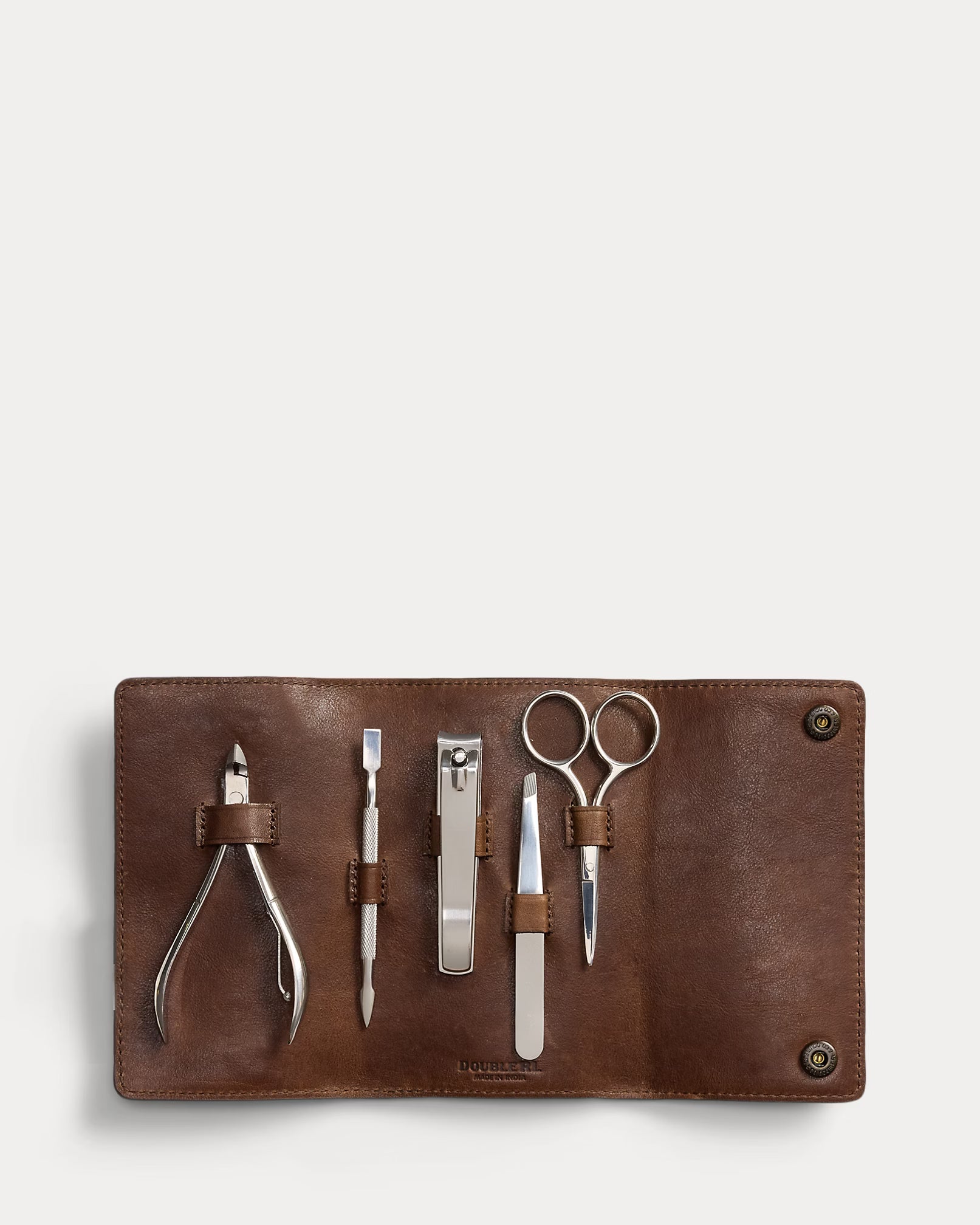 RRL Nail Grooming Kit & Leather Case