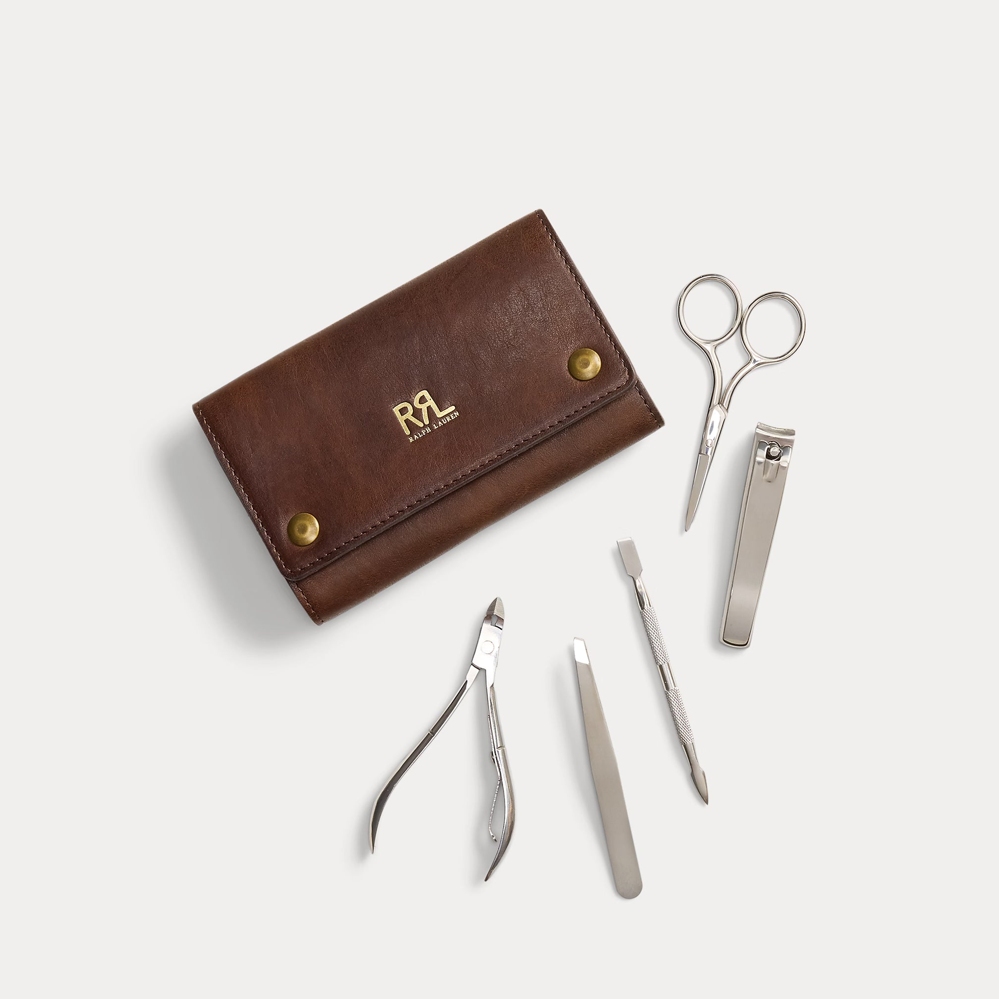 RRL Nail Grooming Kit & Leather Case