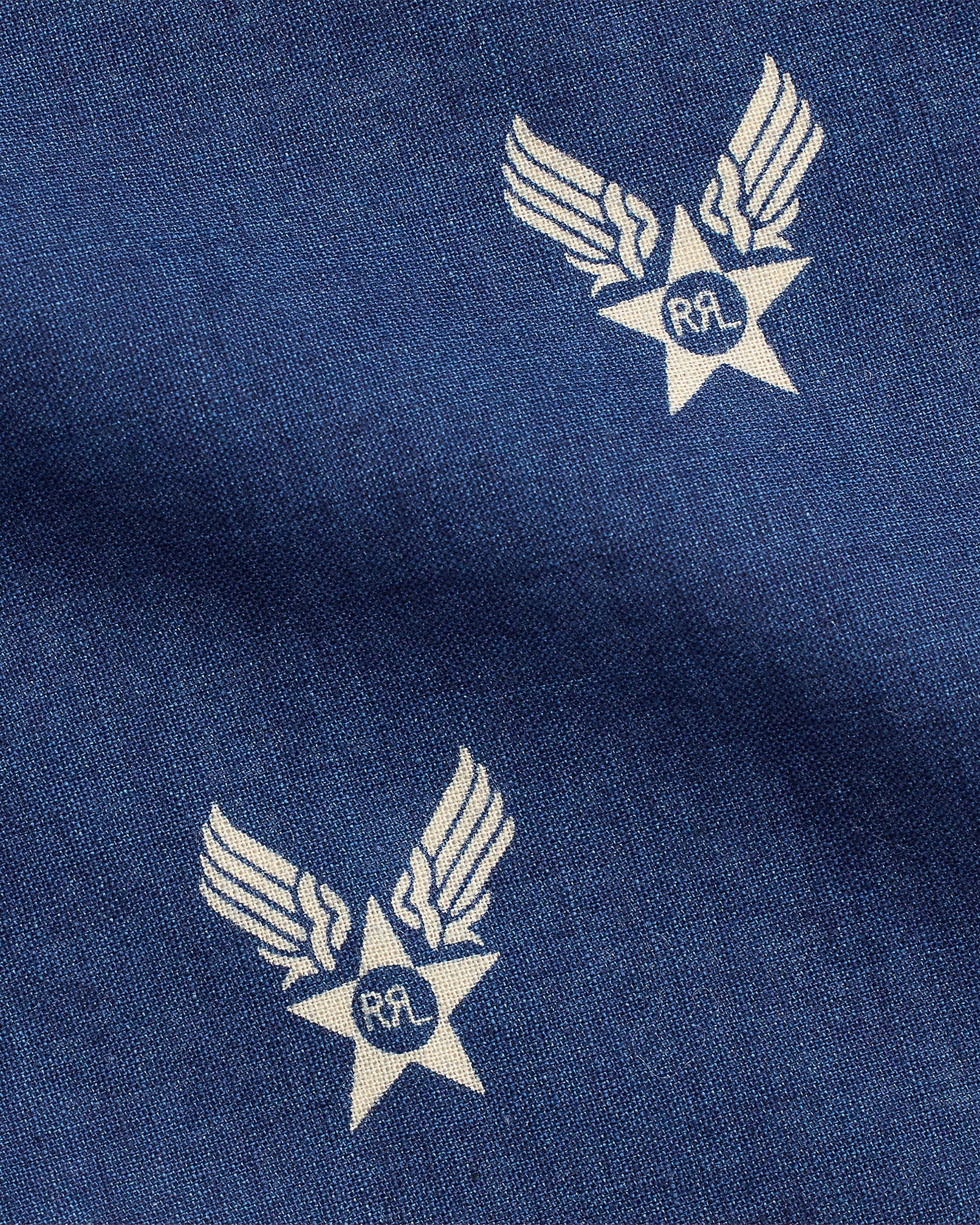Winged-Logo Indigo Bandanna