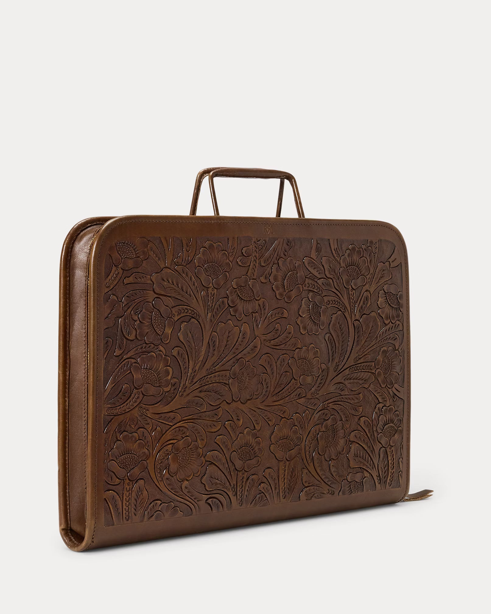 RRL Hand-Tooled Leather Briefcase