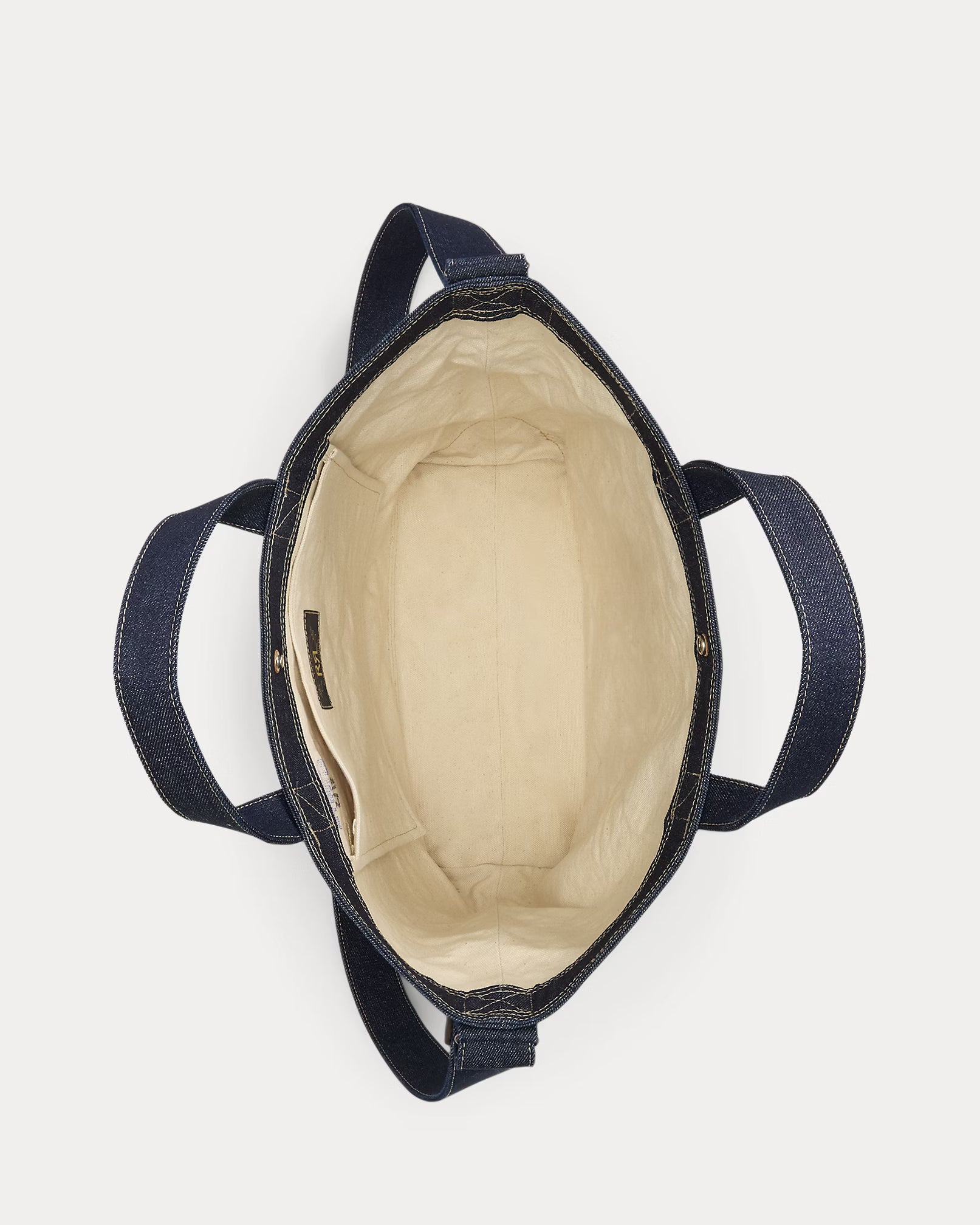 RRL Indigo Striped Twill Tote