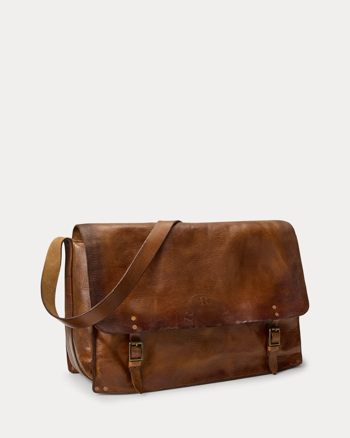 RRL Leather Messenger Bag