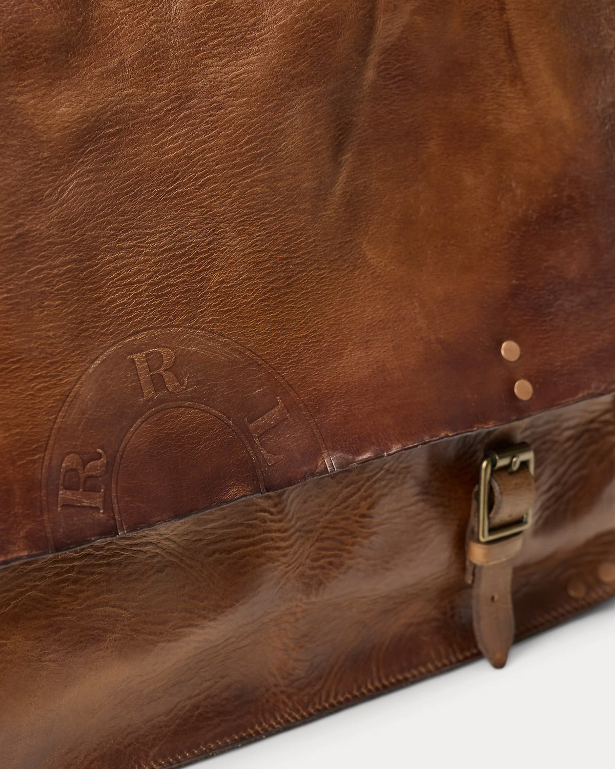 RRL Leather Messenger Bag