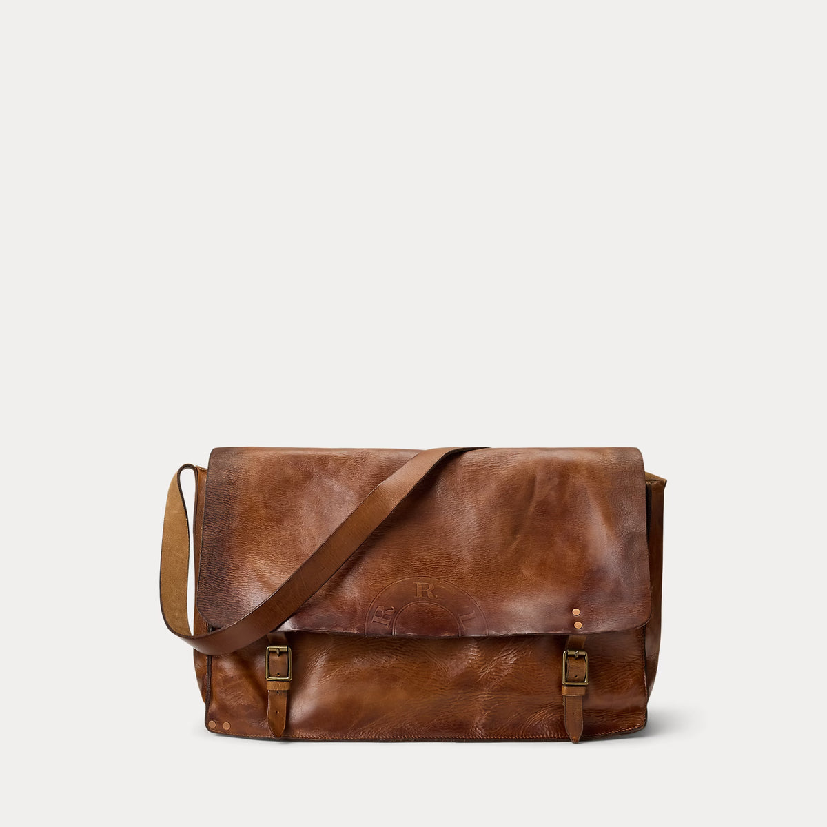 RRL Leather Messenger Bag