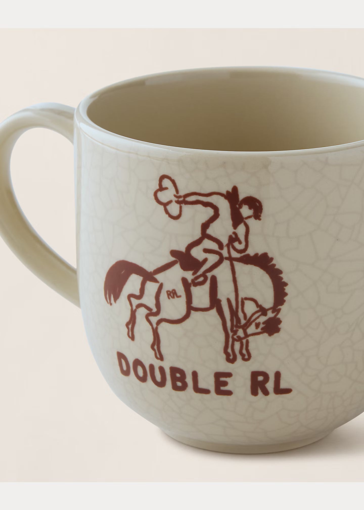 RRL Stoneware Souvenir Buckin' Bronco Mug