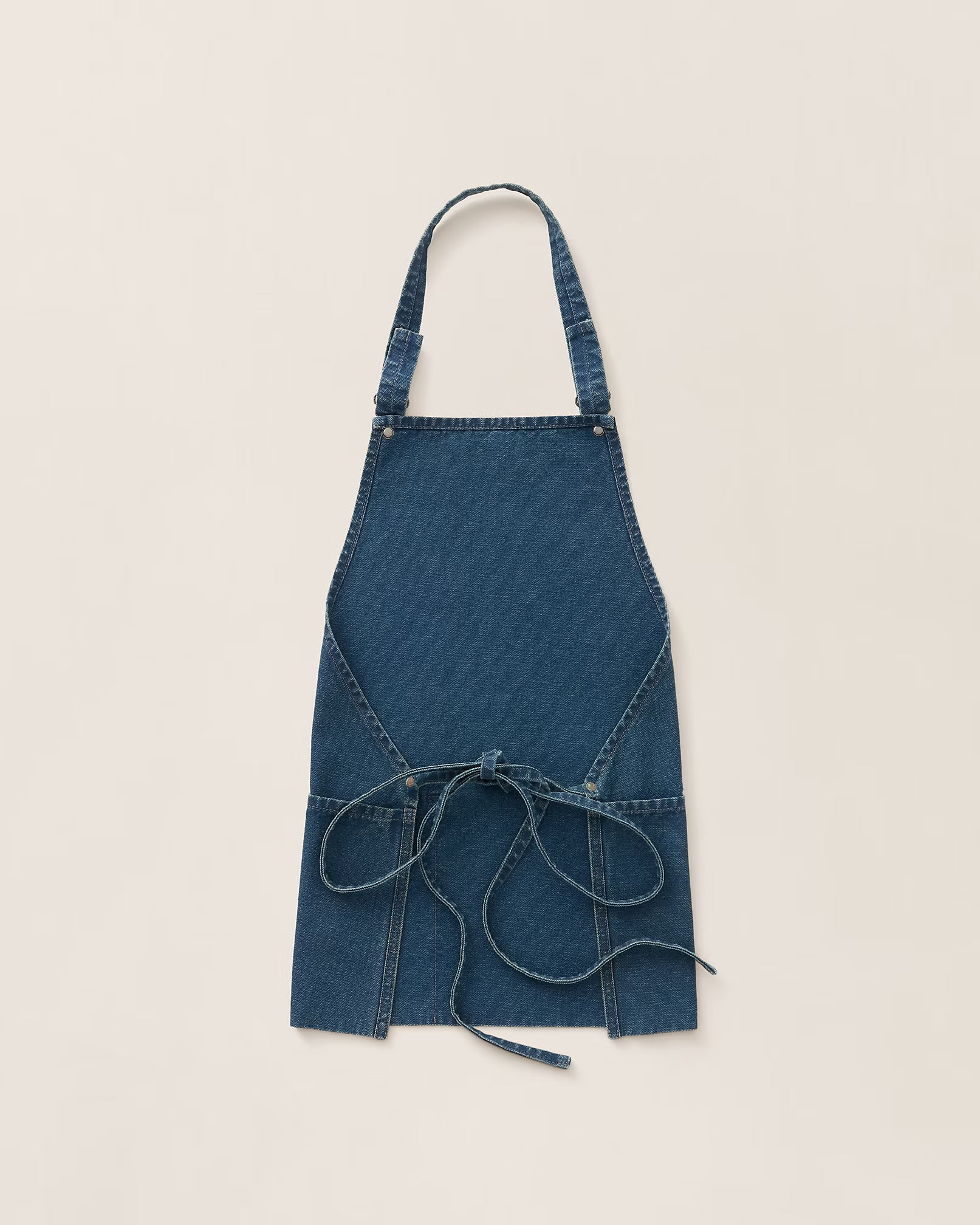 RRL Logo Indigo Canvas Apron