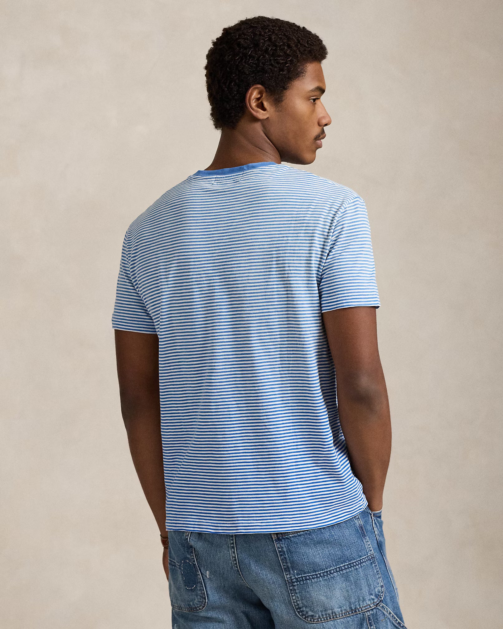 Classic Fit Striped Jersey T-Shirt