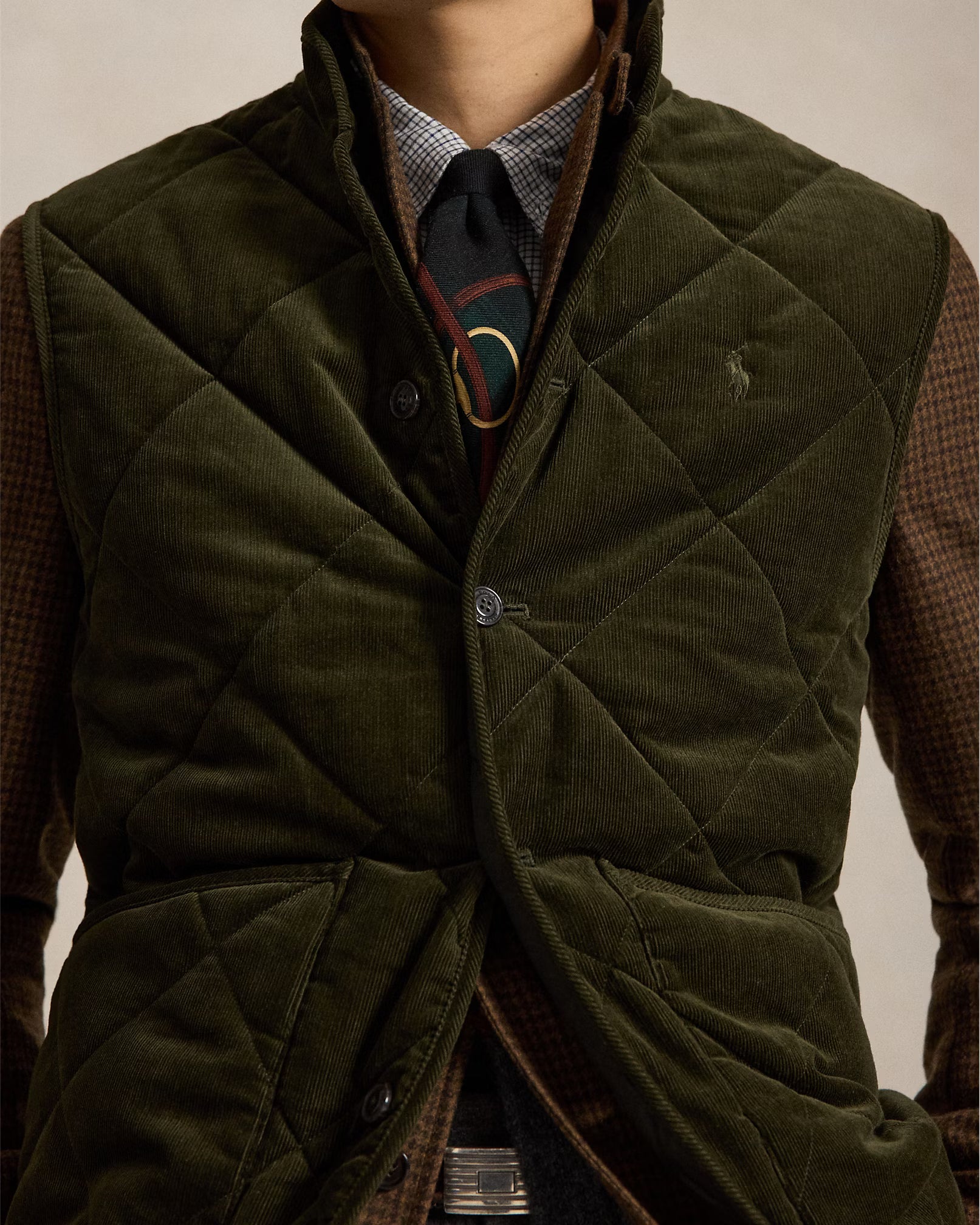 Quilted Corduroy Vest