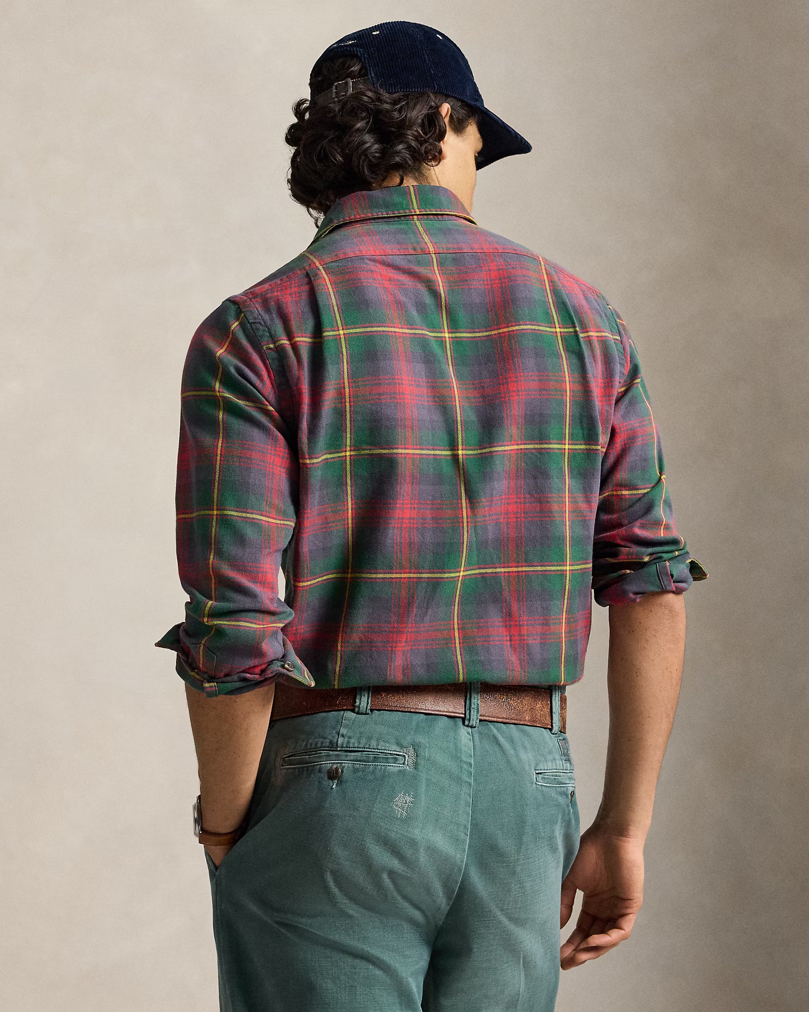 Classic Fit Plaid Flannel Shirt