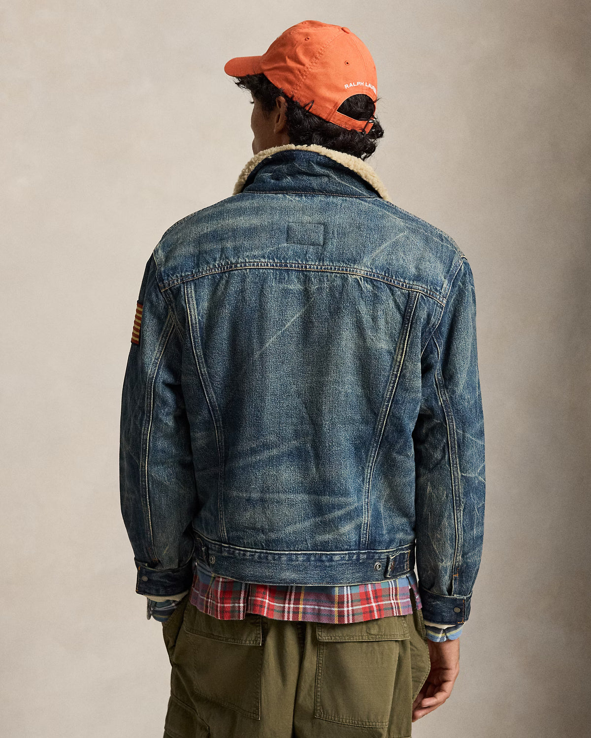 Fleece-Lined Denim Trucker Jacket