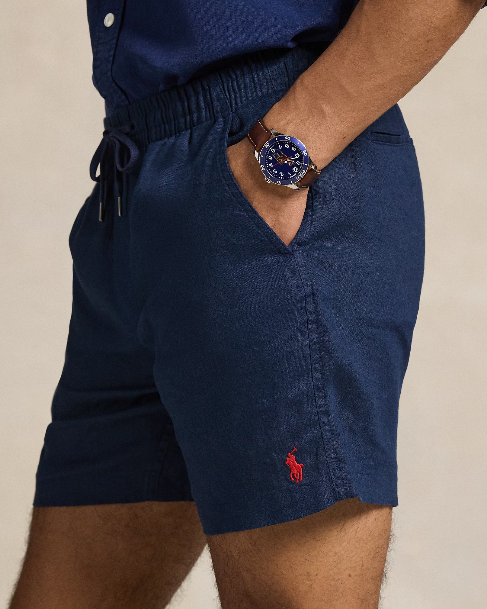 6-Inch Polo Prepster Linen Short