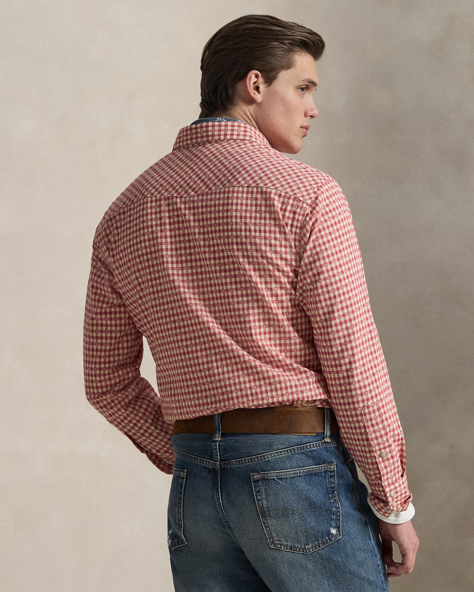Classic Fit Madras Western Shirt