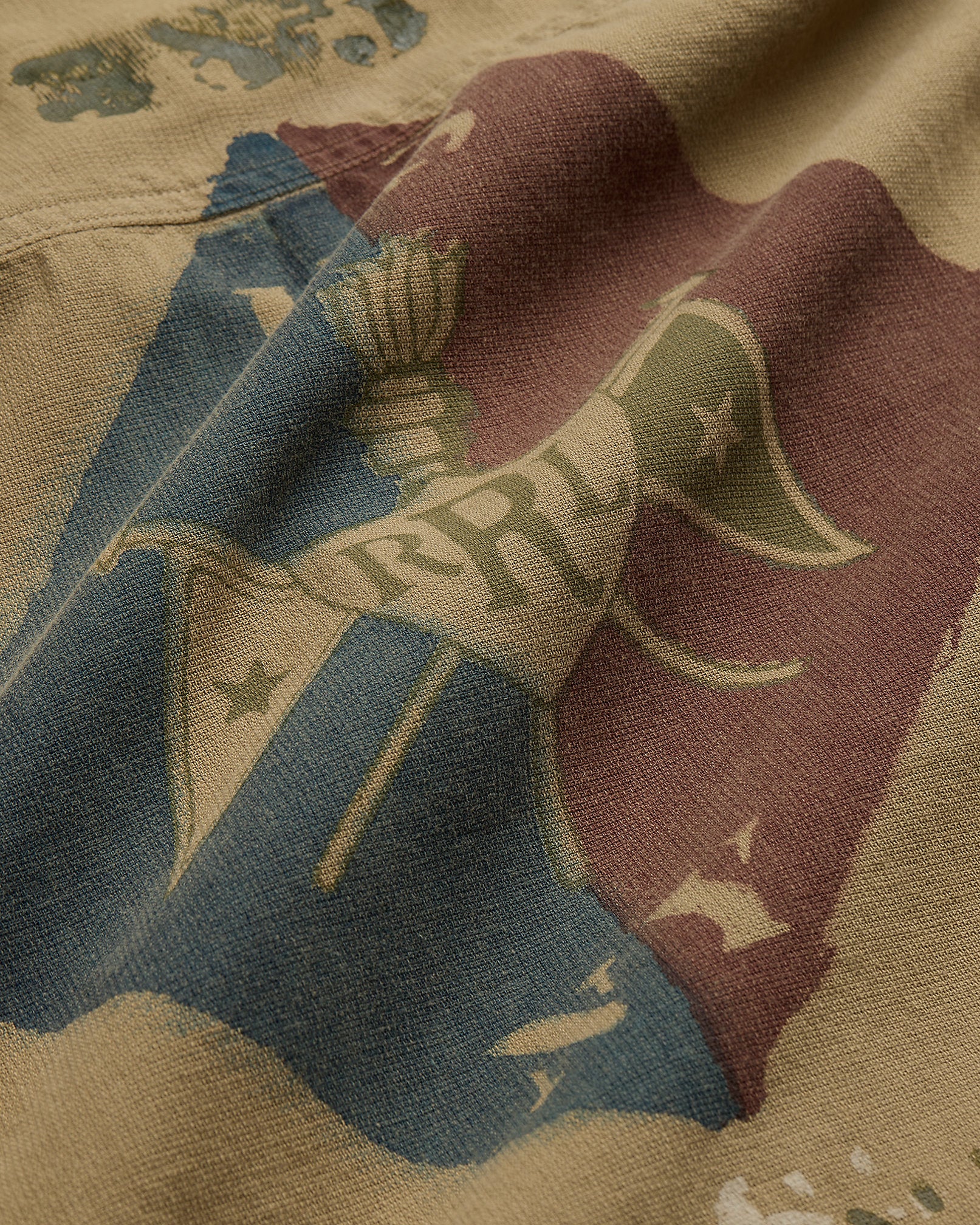 RRL Dobby Graphic Overshirt