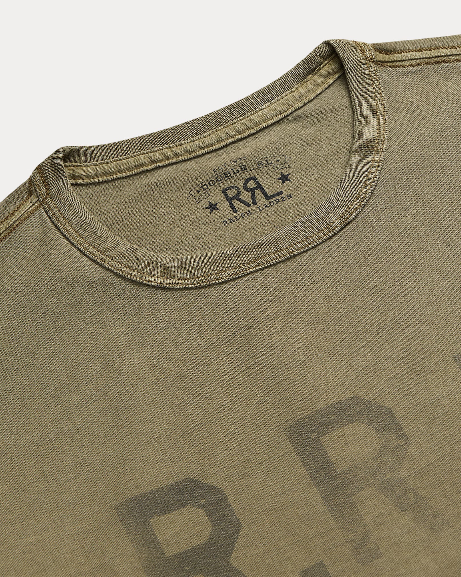RRL Garment-Dyed Logo Jersey T-Shirt
