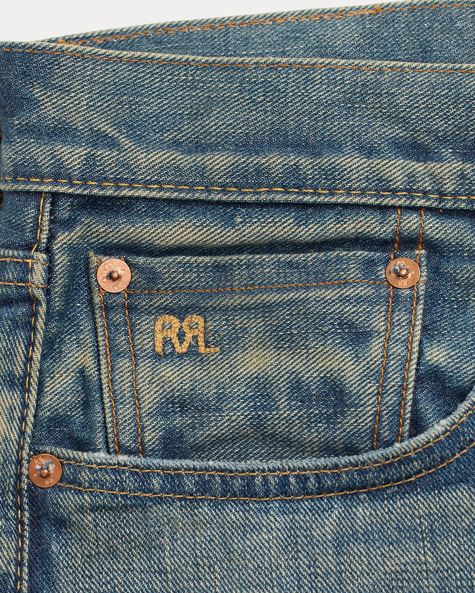 RRL Straight Fit Milner Selvedge Jean