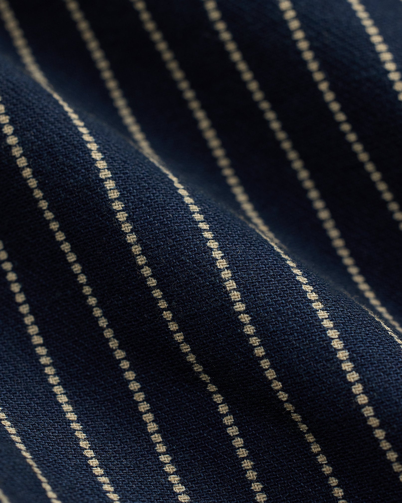 RRL Indigo Dot-Stripe Twill Engineer Coat