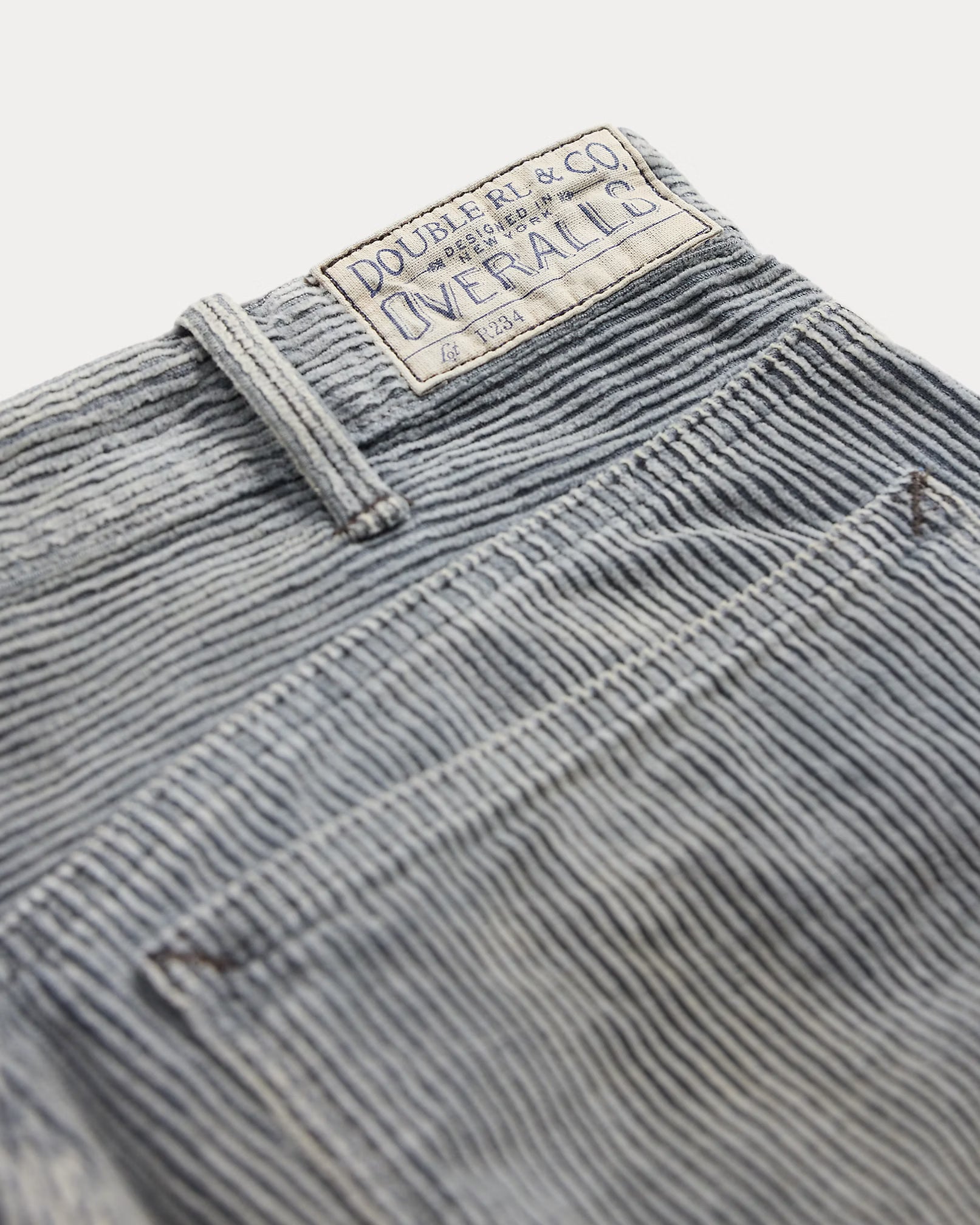 RRL Straight Fit Distressed Corduroy Pant