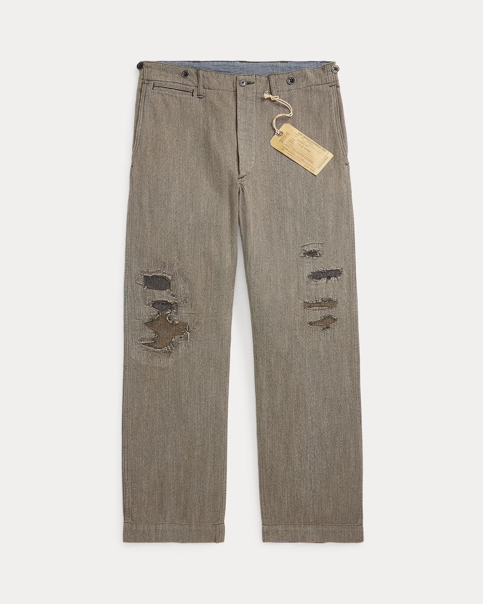 RRL Distressed Herringbone Twill Field Pant