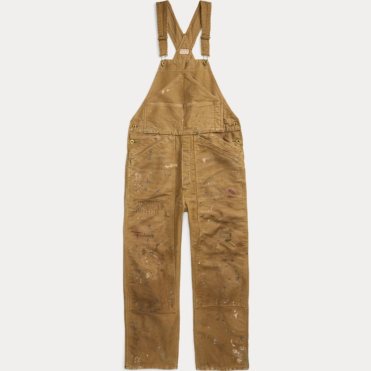 RRL Paint-Splattered Cotton Moleskin Overall