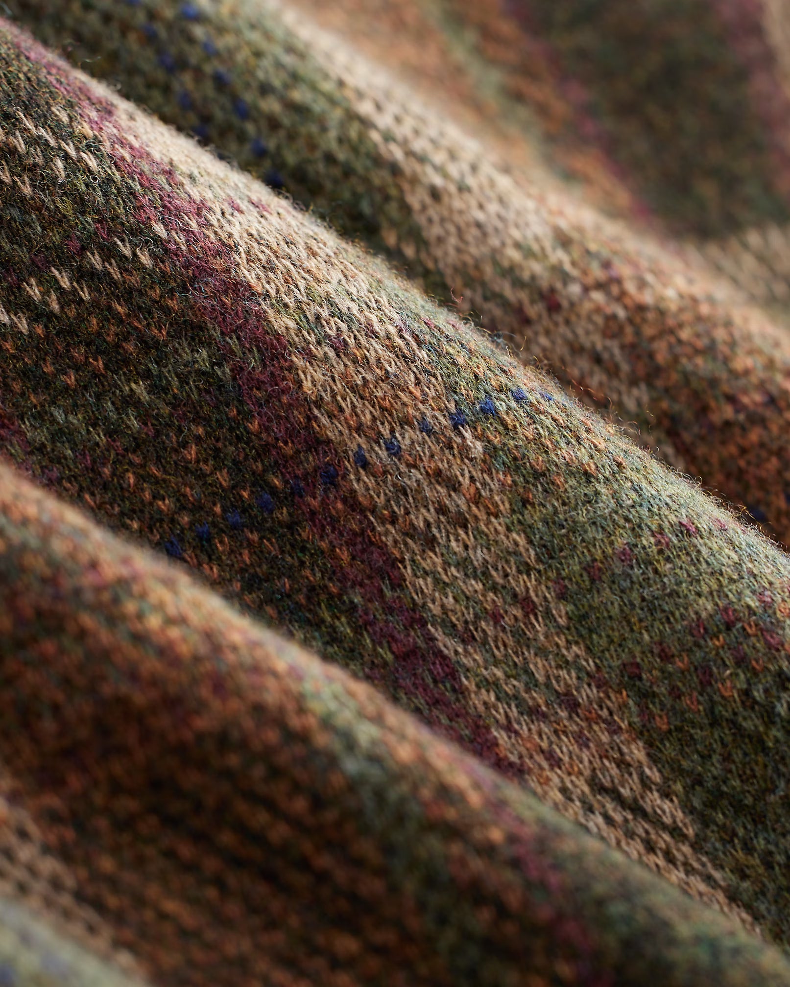 RRL Plaid Wool-Cashmere Workshirt Sweater