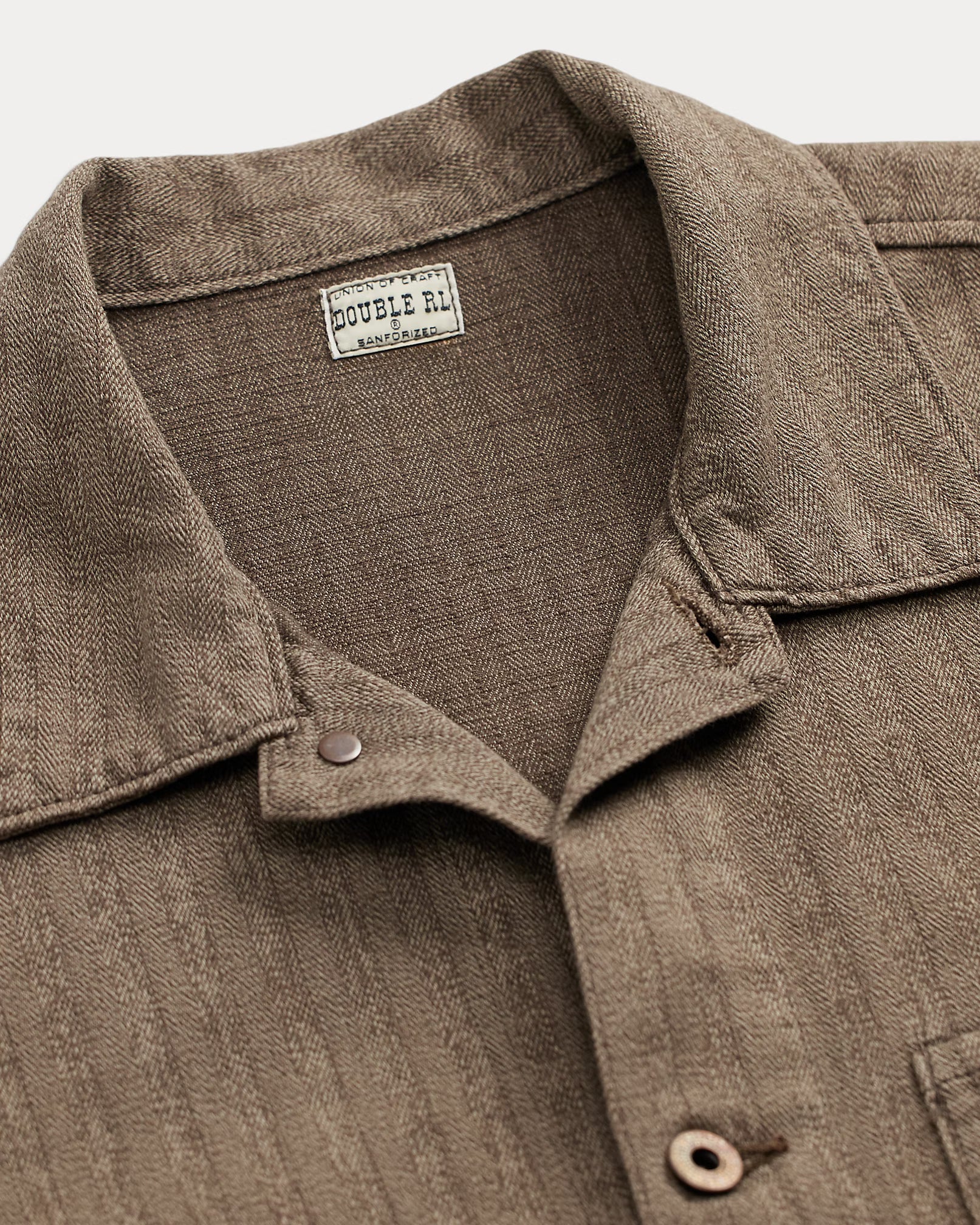 RRL Striped Jaspé Herringbone Jacket