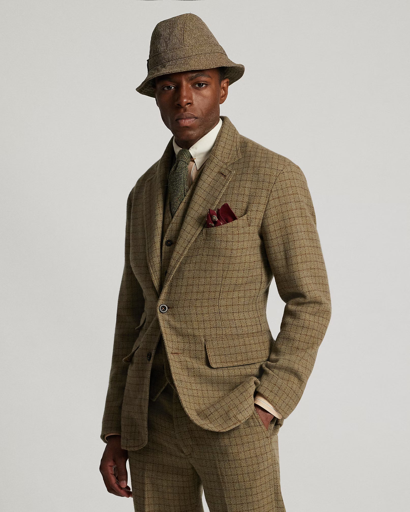 RRL Checked Wool Tweed Sport Coat