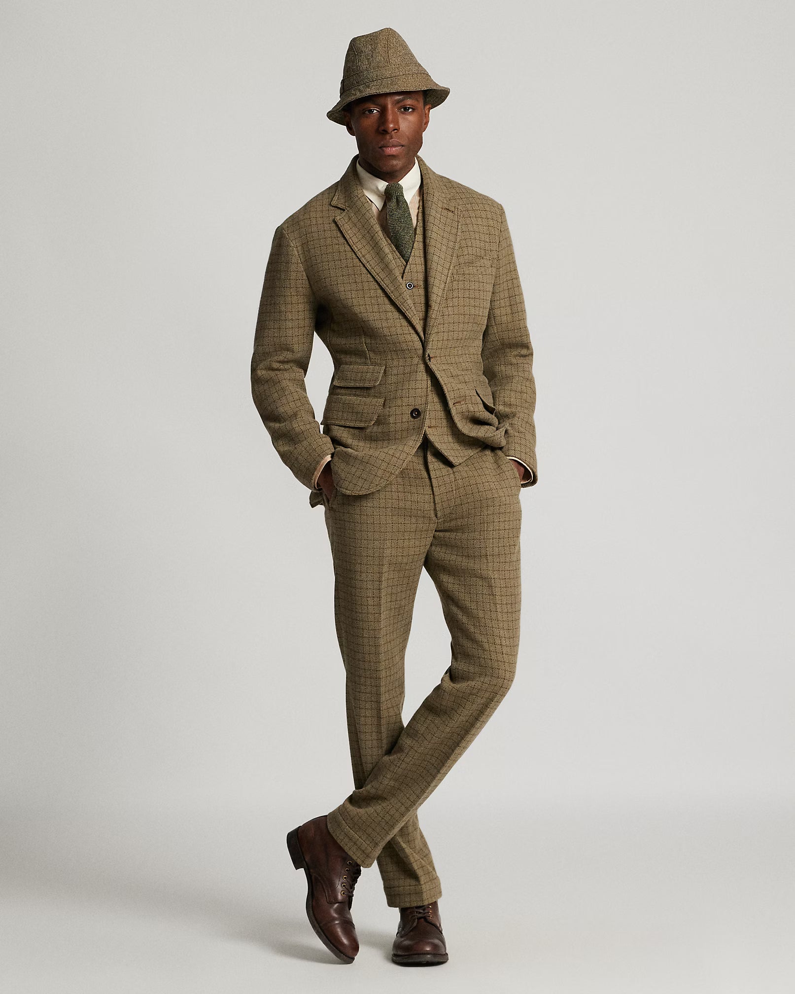 RRL Checked Wool Tweed Sport Coat