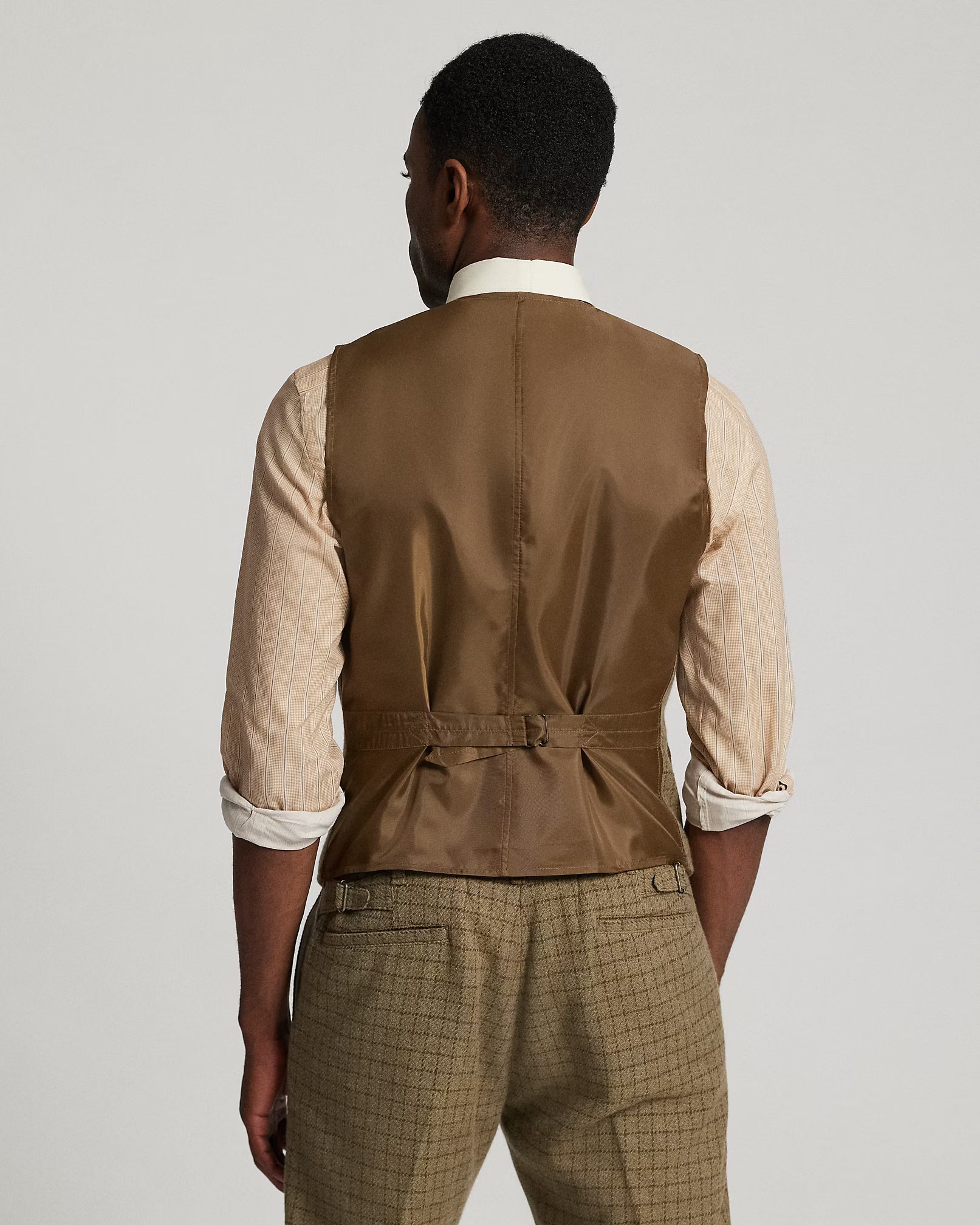 RRL Checked Wool Tweed Vest