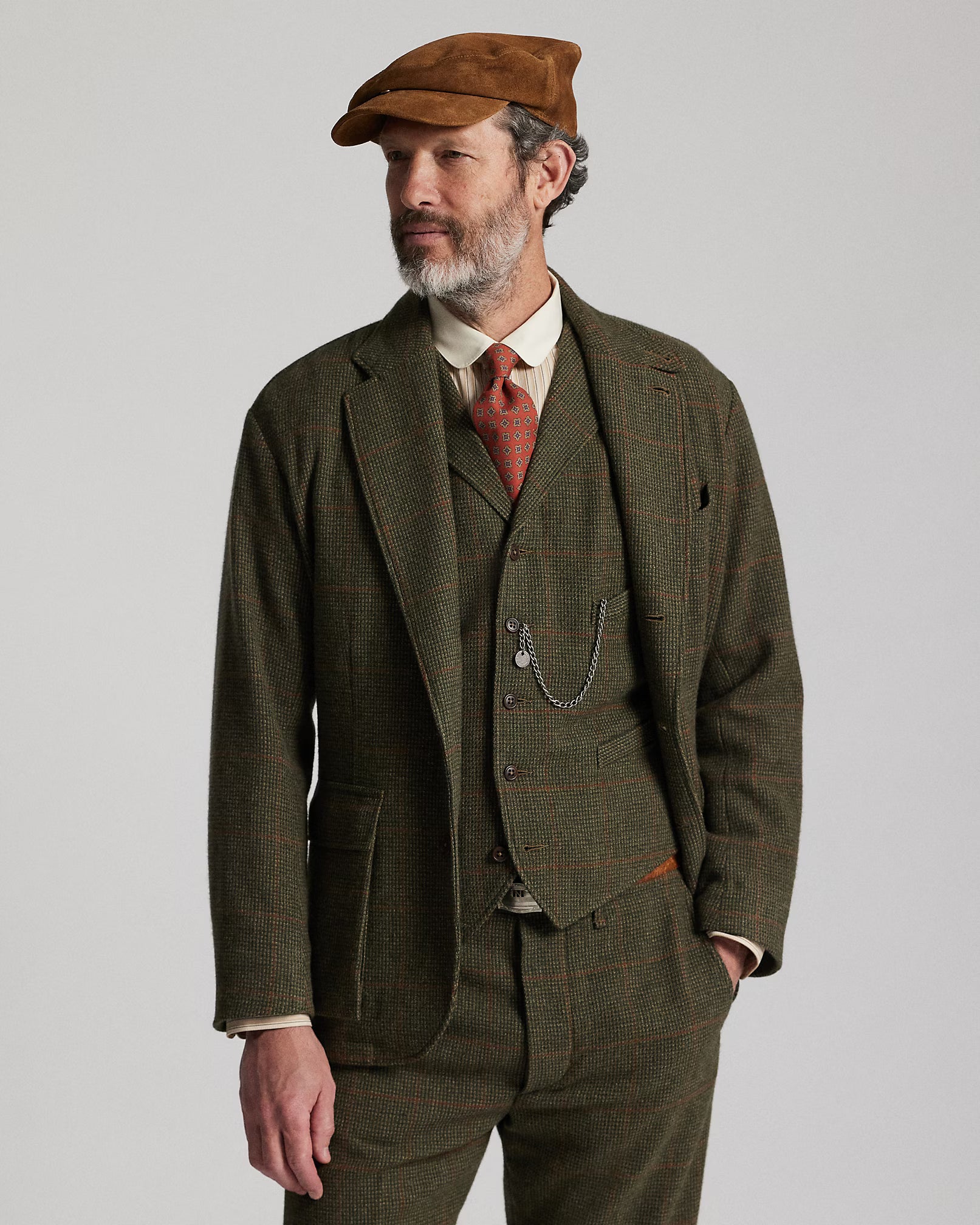 RRL Windowpane Wool Tweed Sport Coat