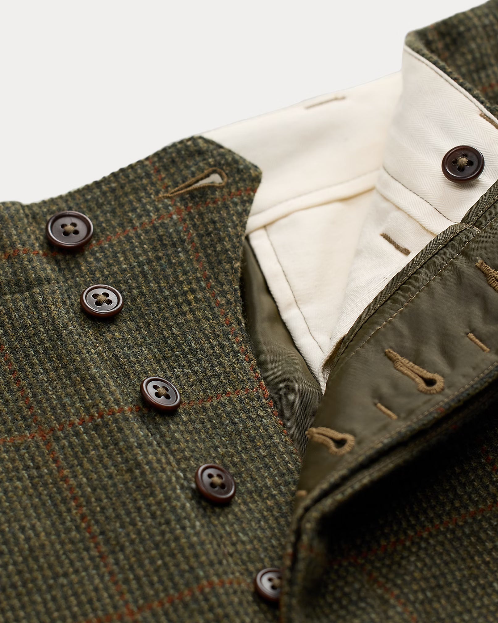RRL Windowpane Wool Tweed Officer’s Pant