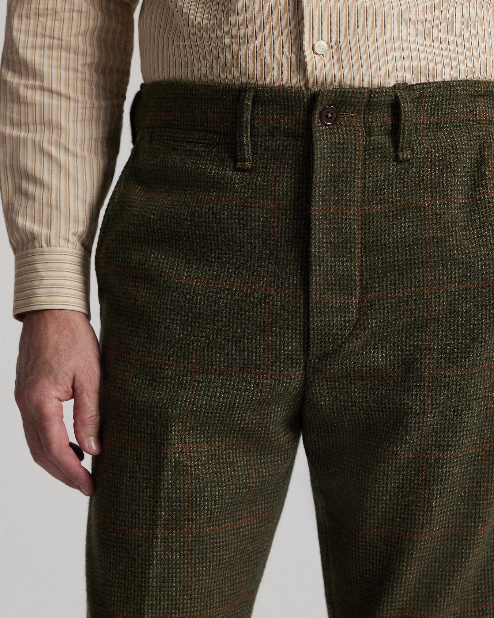 RRL Windowpane Wool Tweed Officer’s Pant